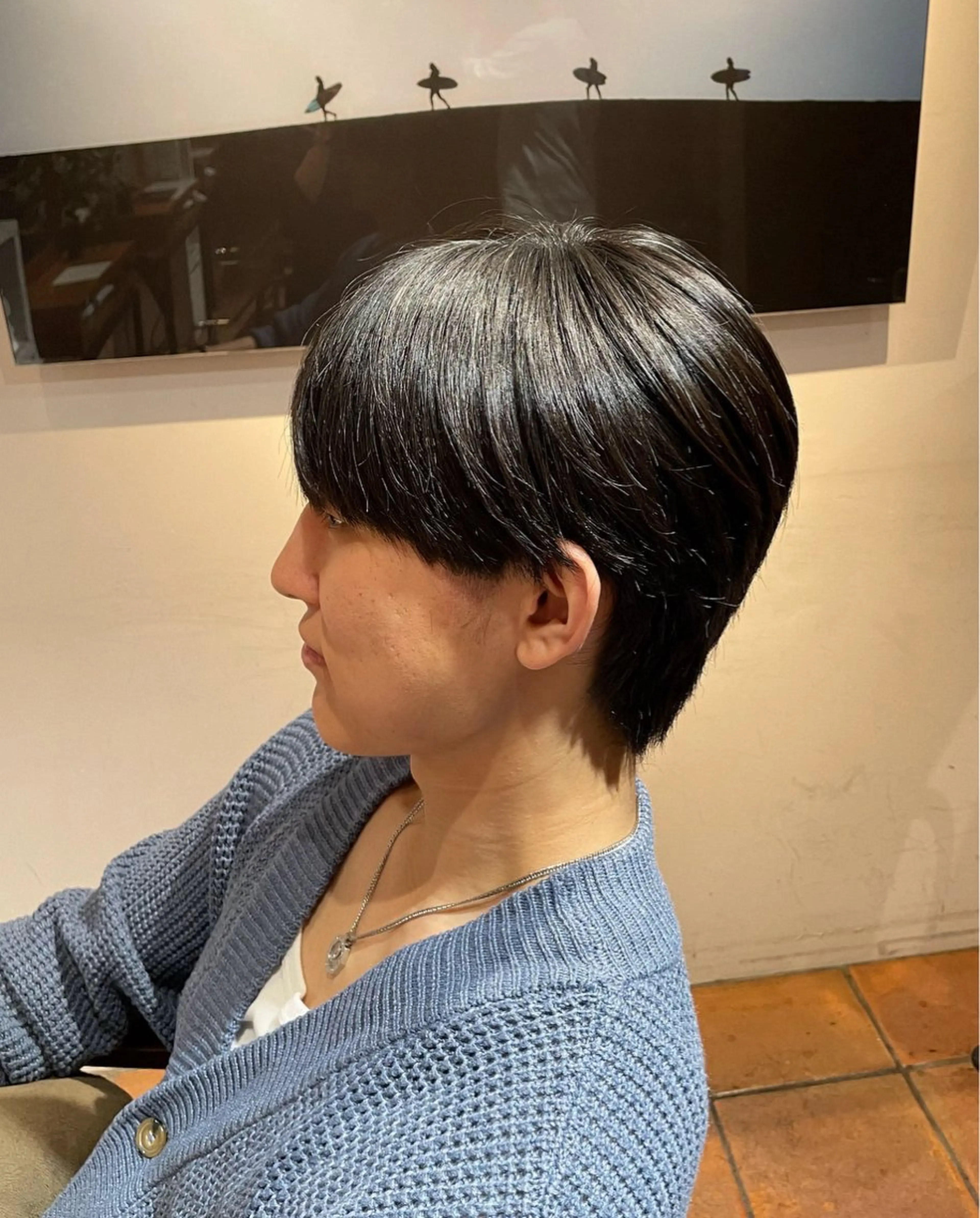 メンズ カット メンズパーマモデル 🌺もえか🌺のヘアスタイル