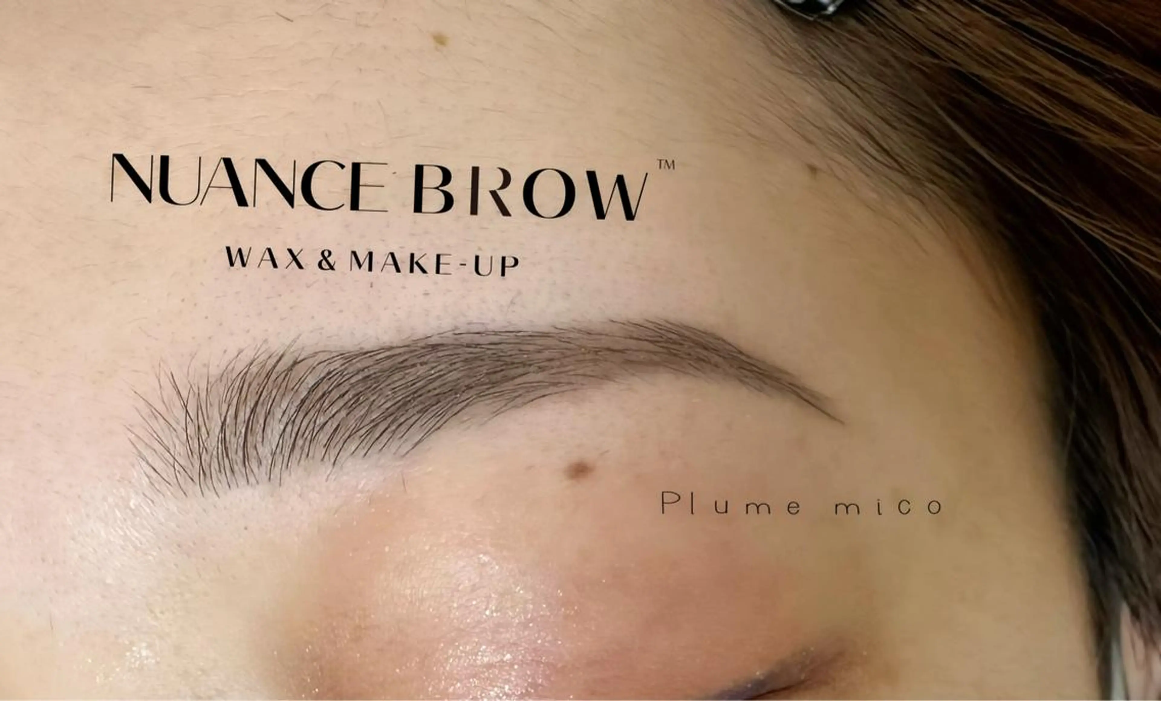 アイブロウ ワックス脱毛 Plume micoのマツエク・マツパデザイン
