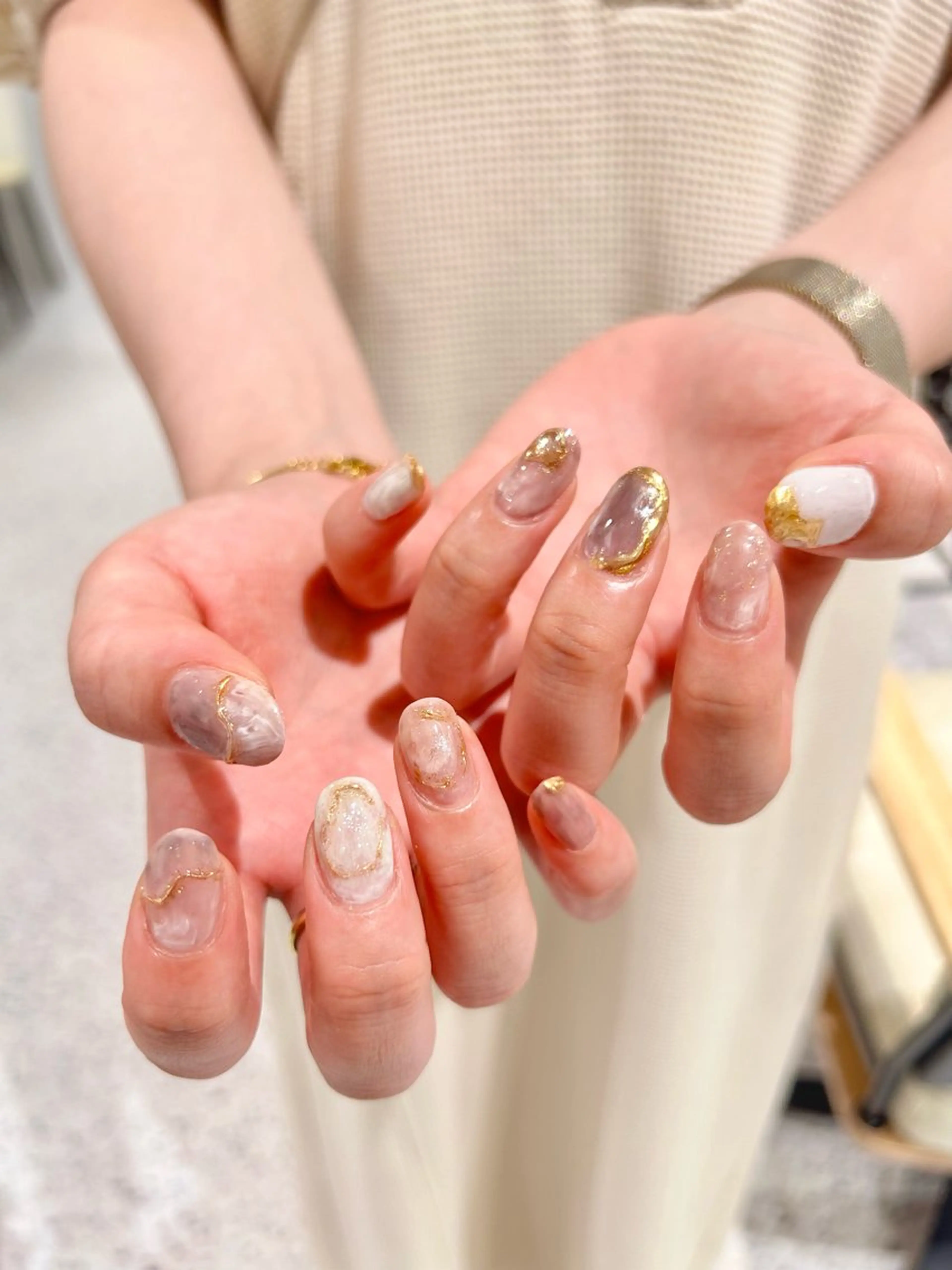 カラー ヘアアレンジ ネイル マツエク・マツパ アイブロウ ニュアンスネイル 韓国マツエク/まつパ 🎀misaki🎀のマツエク・マツパデザイン