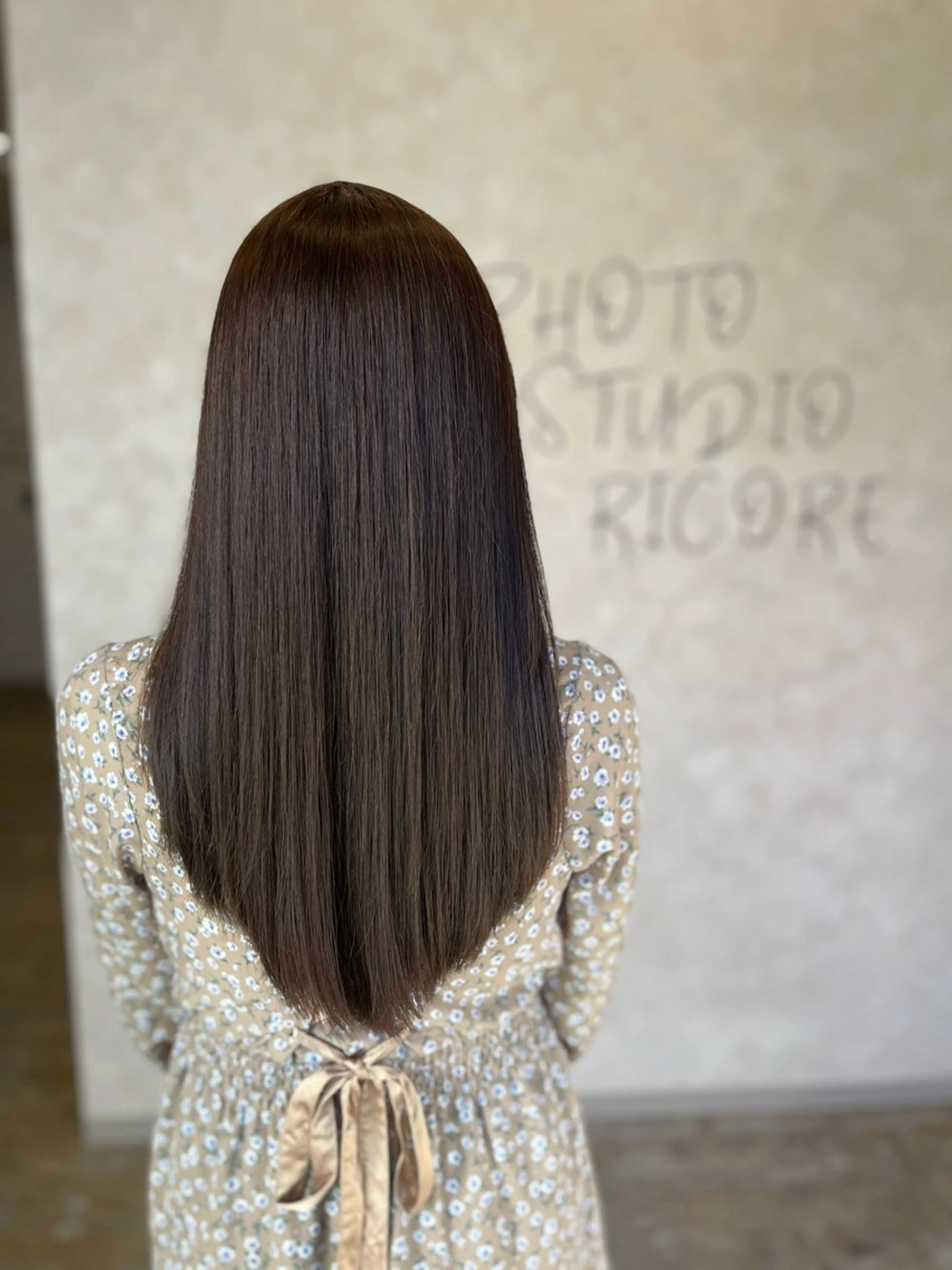 ロング ロング ヘアカラー トリートメント ラブーケ中川中島店 クラタチカコのヘアスタイル