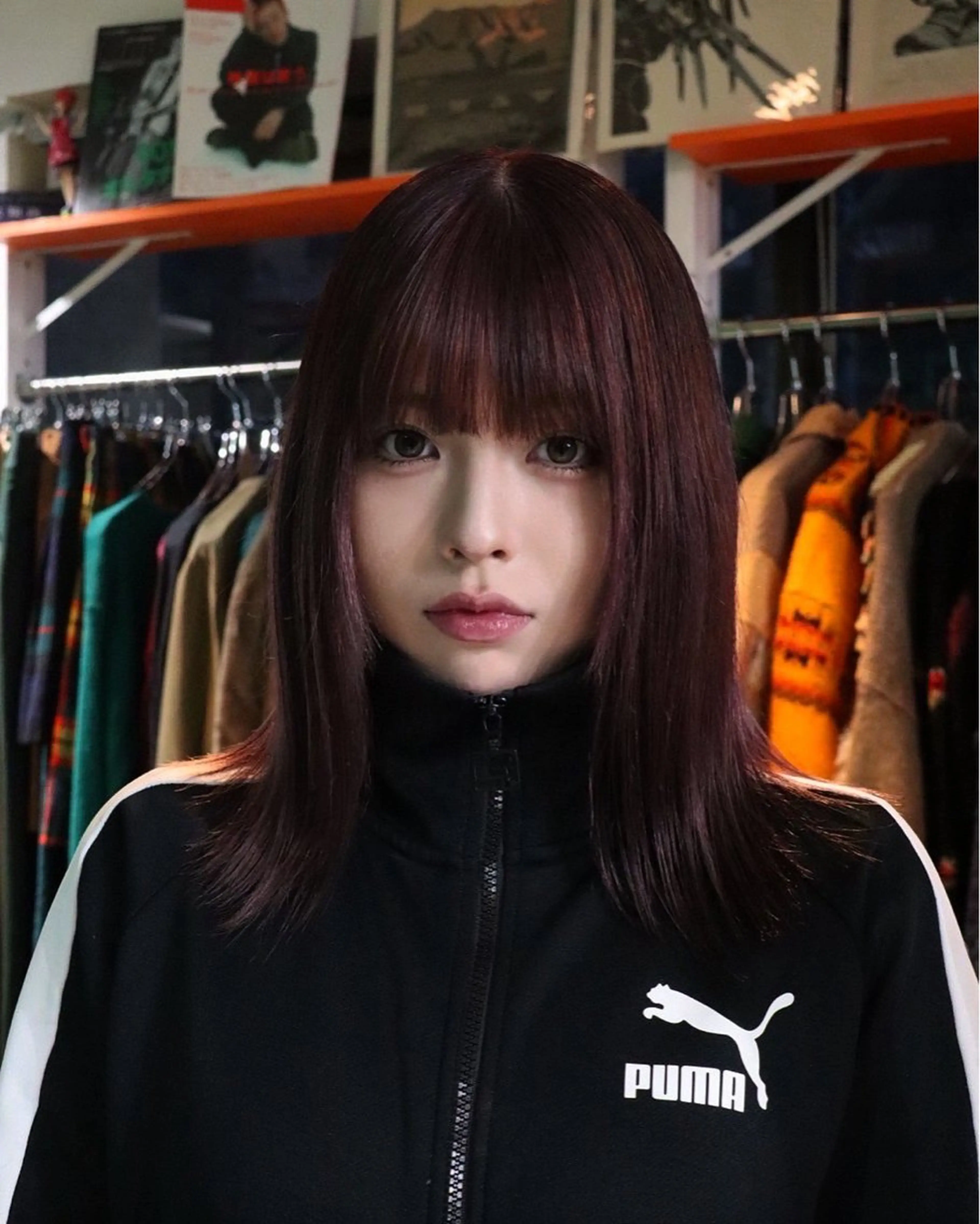 ミディアム カラー レイヤーカット /ハイトーンchaoのヘアスタイル