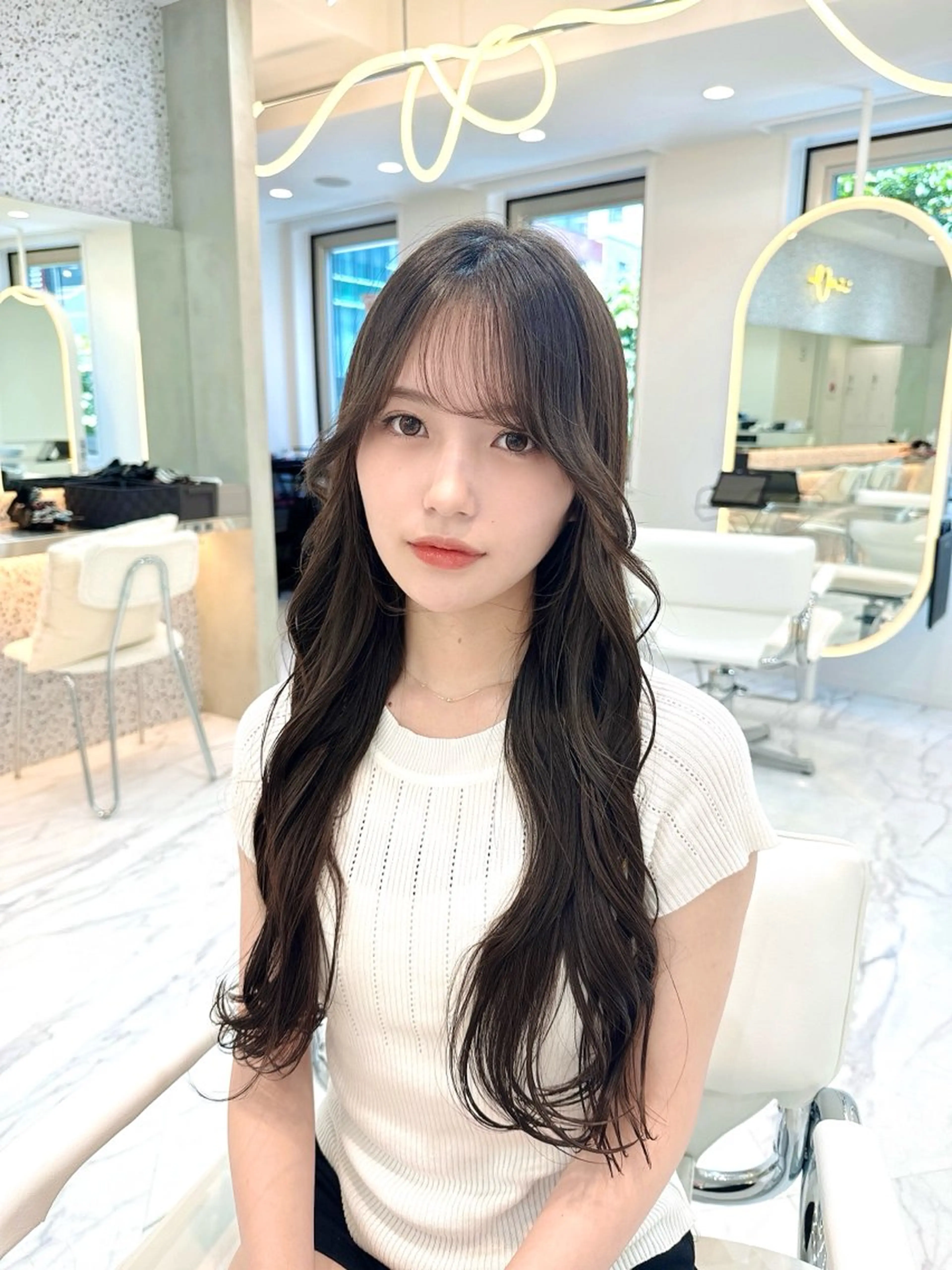 ロング カラー カット ヘアカラー トリートメント Cloe所属・久世 聡のヘアスタイル
