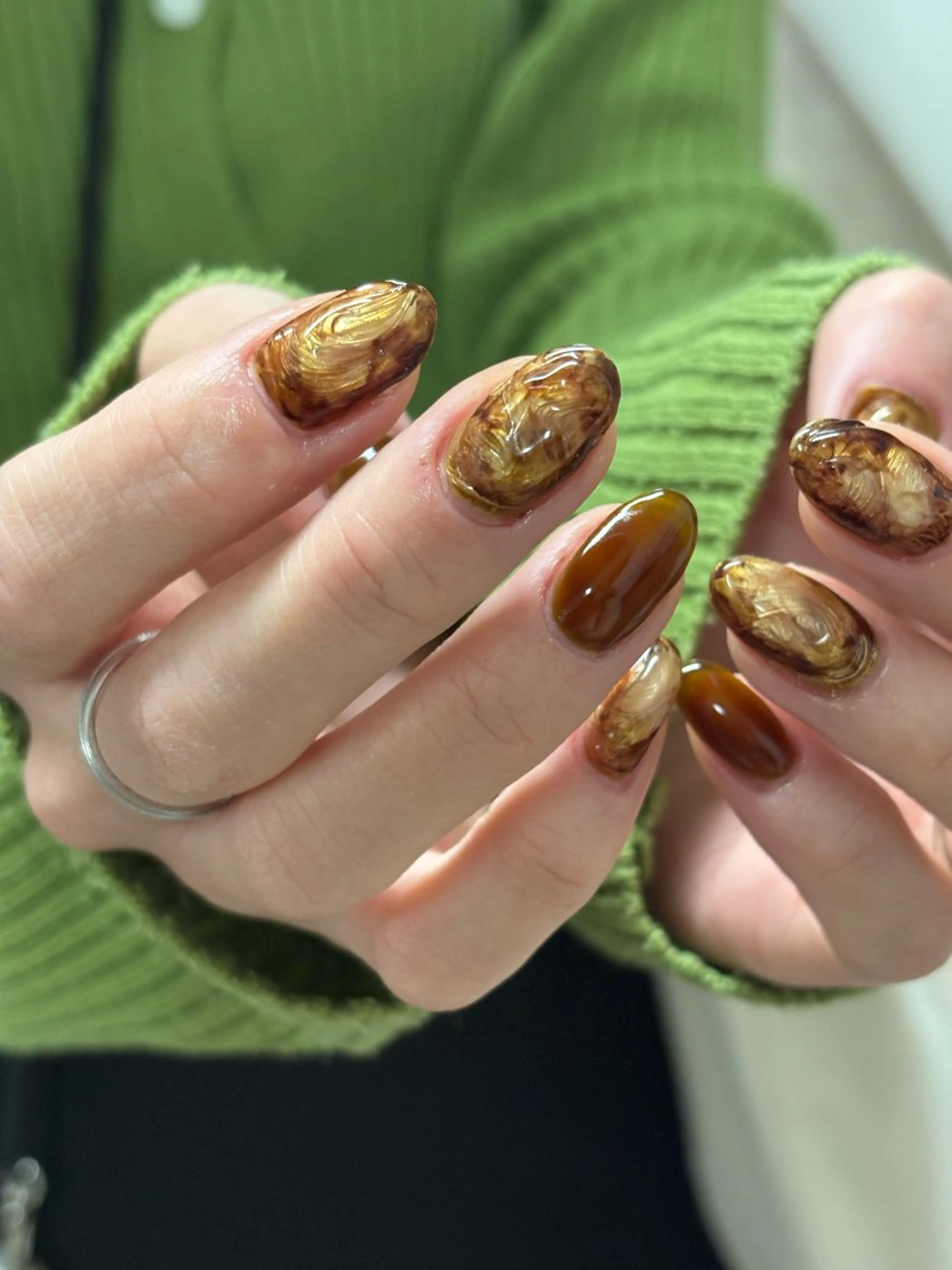 ネイル ハンドネイル GLADnail新宿 arisaのネイルデザイン