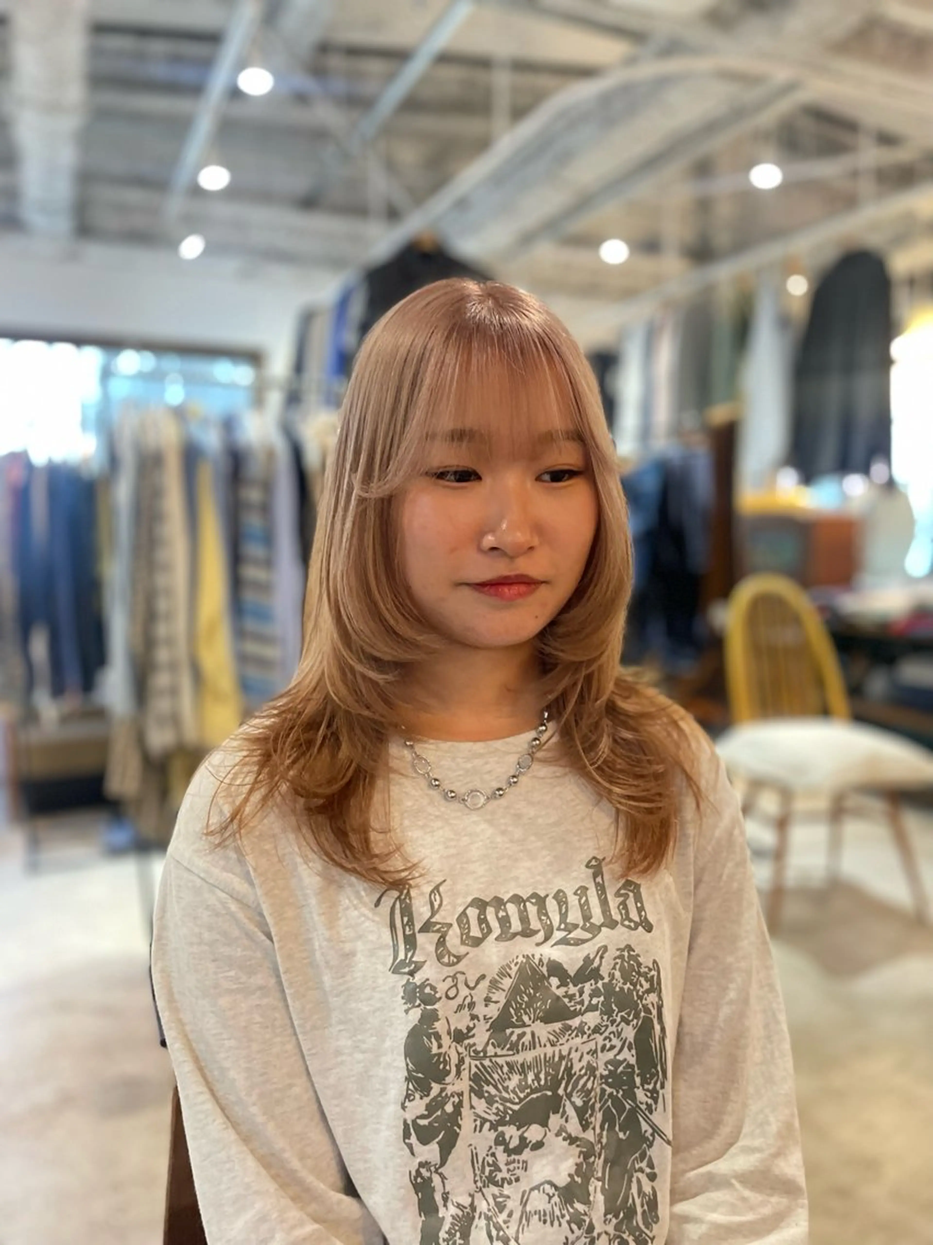 ロング カラー カット ゆるふわガーリーst yle🩰yuukaのヘアスタイル