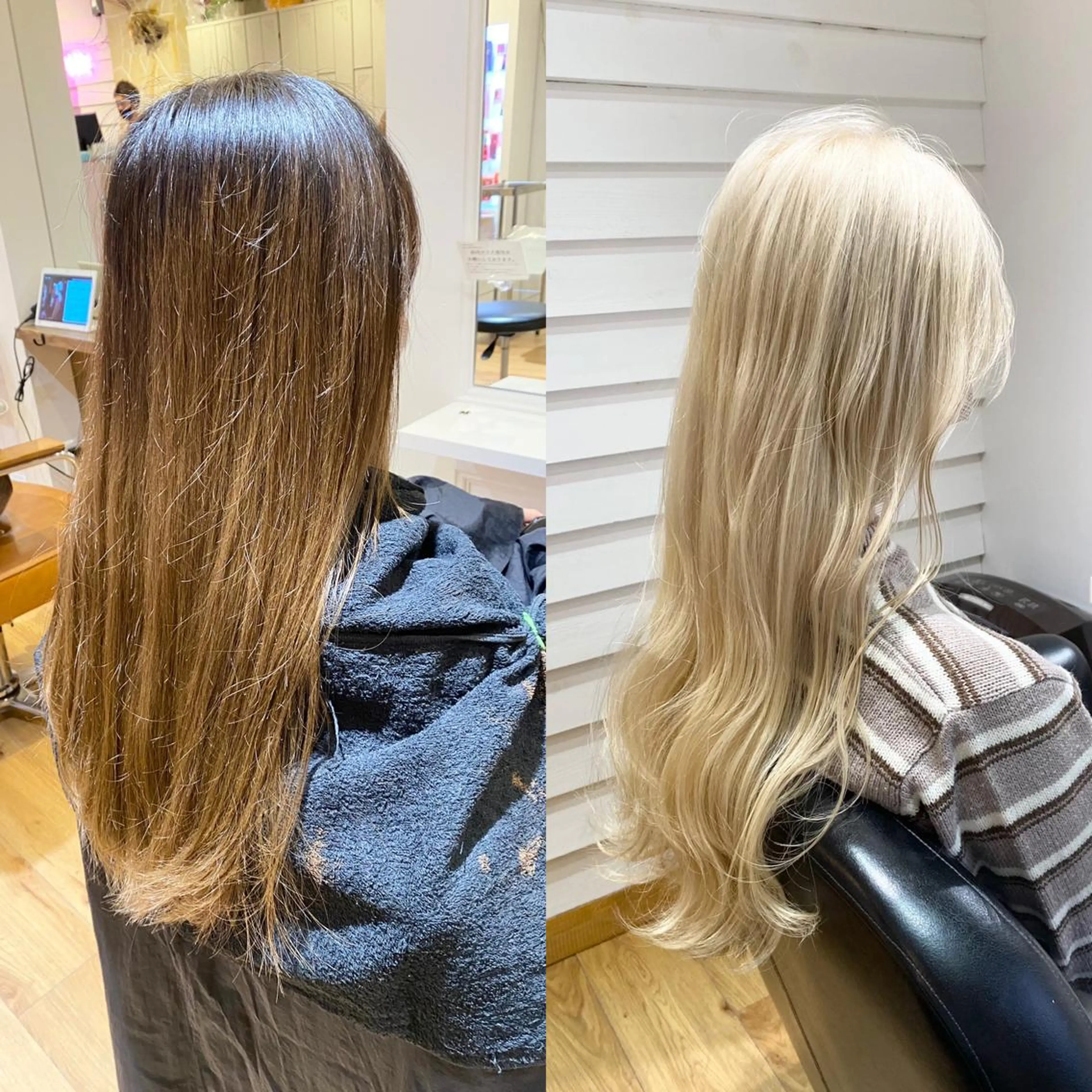 ロング アッシュ カット ヘアカラー 暗髪透明感カラー/ インナー/小島良太のヘアスタイル