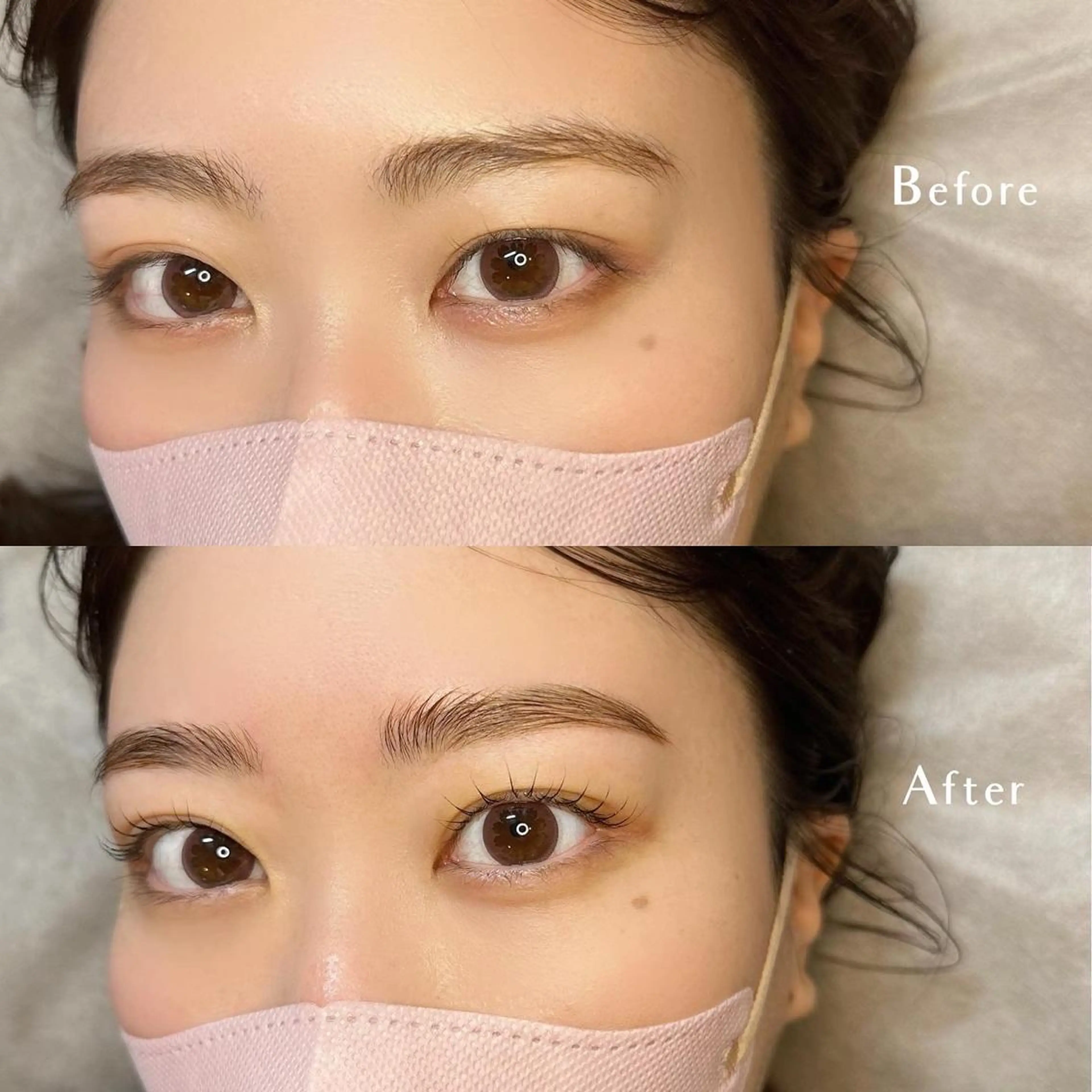 マツエク・マツパ アイブロウ ケラチンラッシュリフト 一重×まつ毛パーマ マツパ Sue eyelash&eyebrow所属・Shigeno Hikaruのマツエク・マツパデザイン