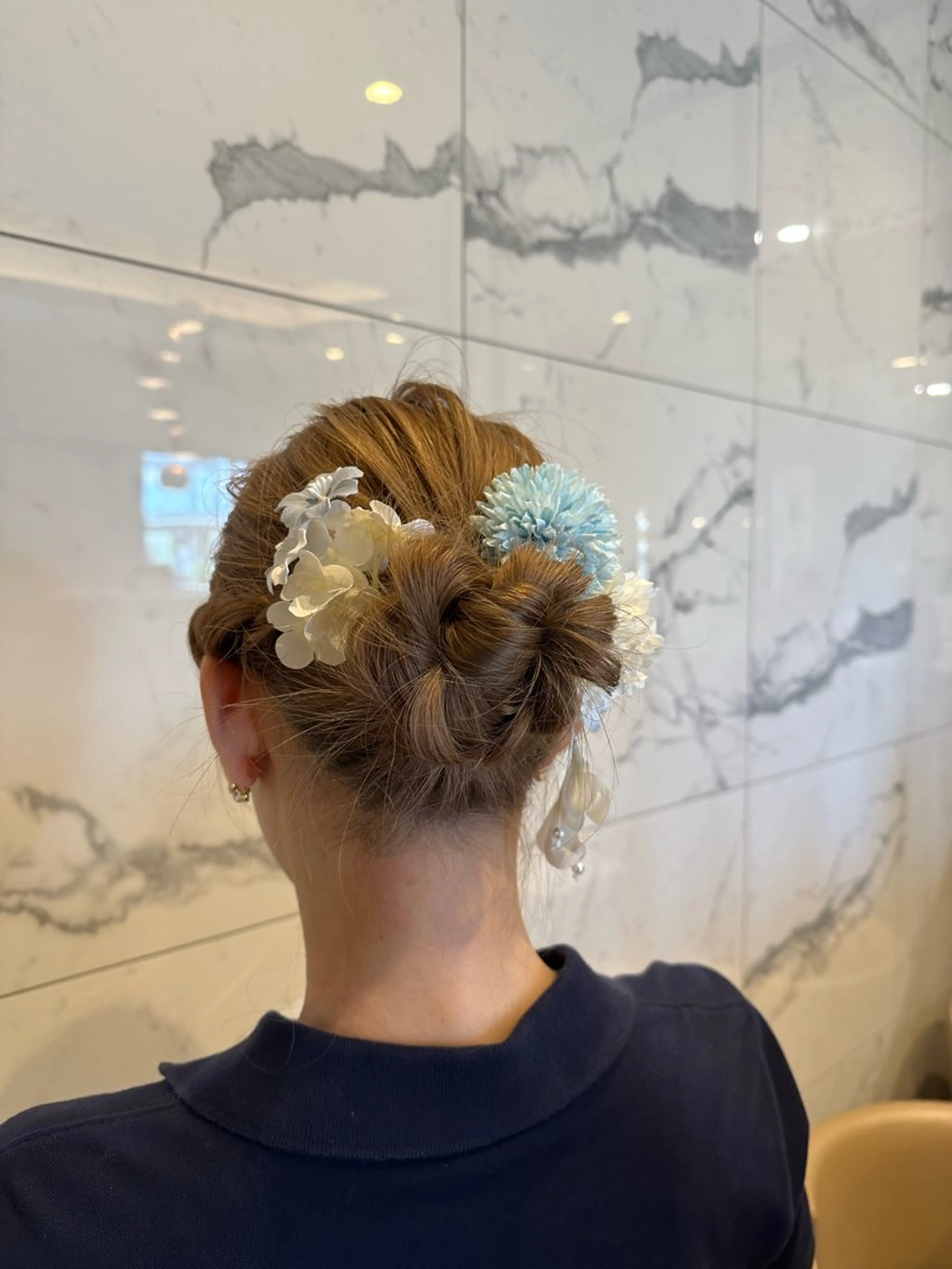 セミロング ヘアセット レイビューティー豊田 丸山店アシスタントのヘアスタイル