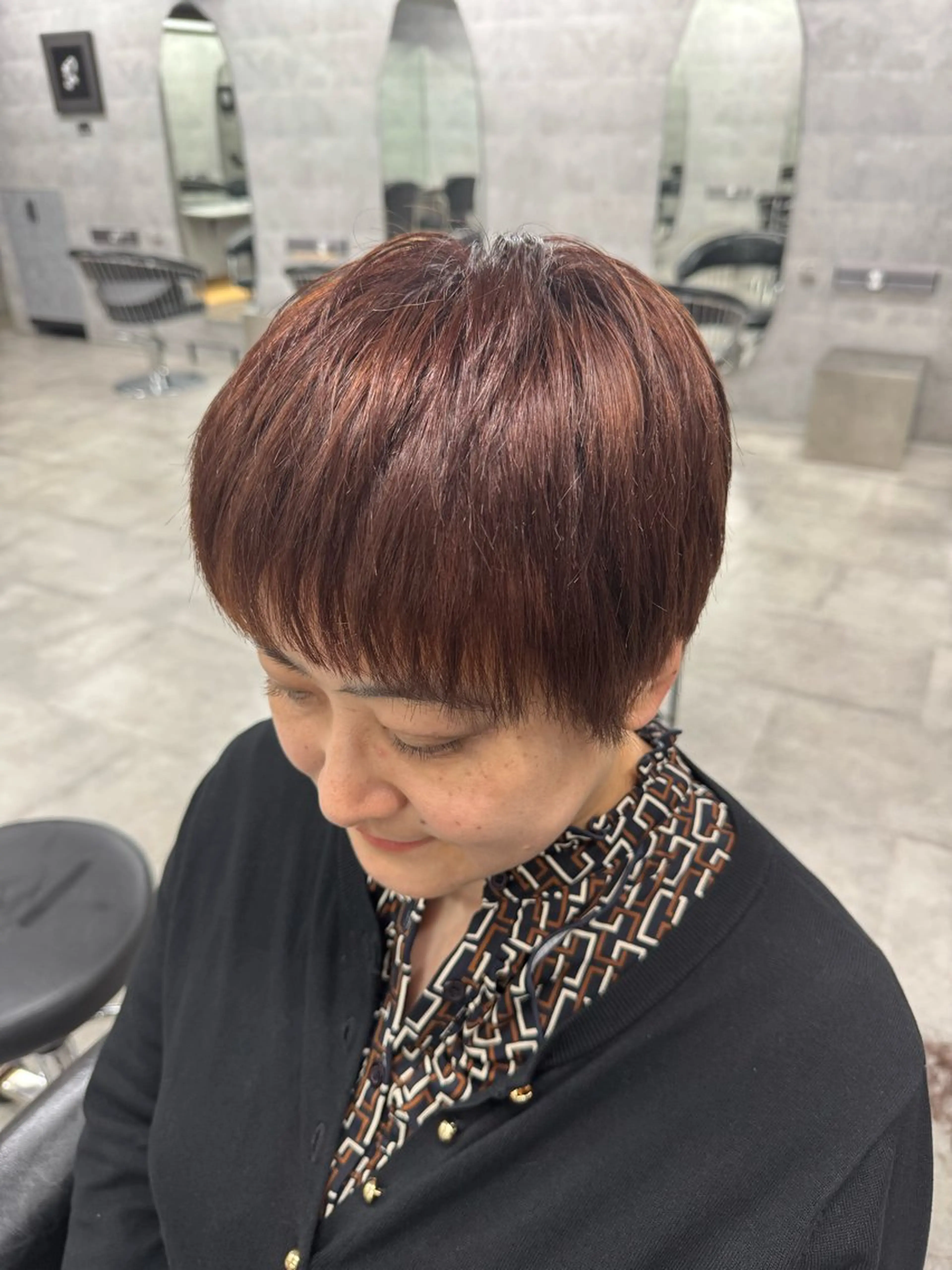 ショート カラー あなたのお悩み改善" You"💚❤️💛のヘアスタイル