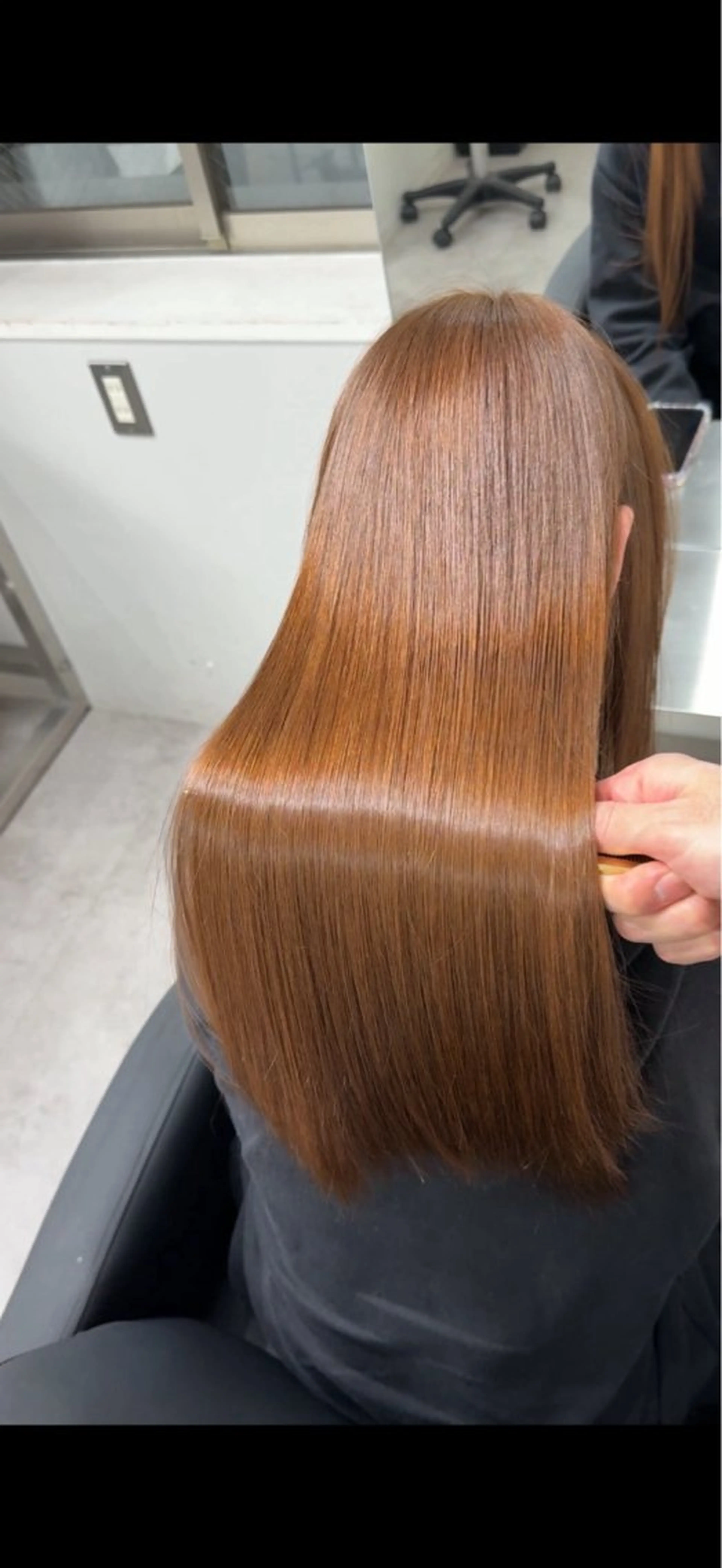 ロング 髪質改善 トリートメント 髪質改善🍎美髪矯正 福間友人のヘアスタイル