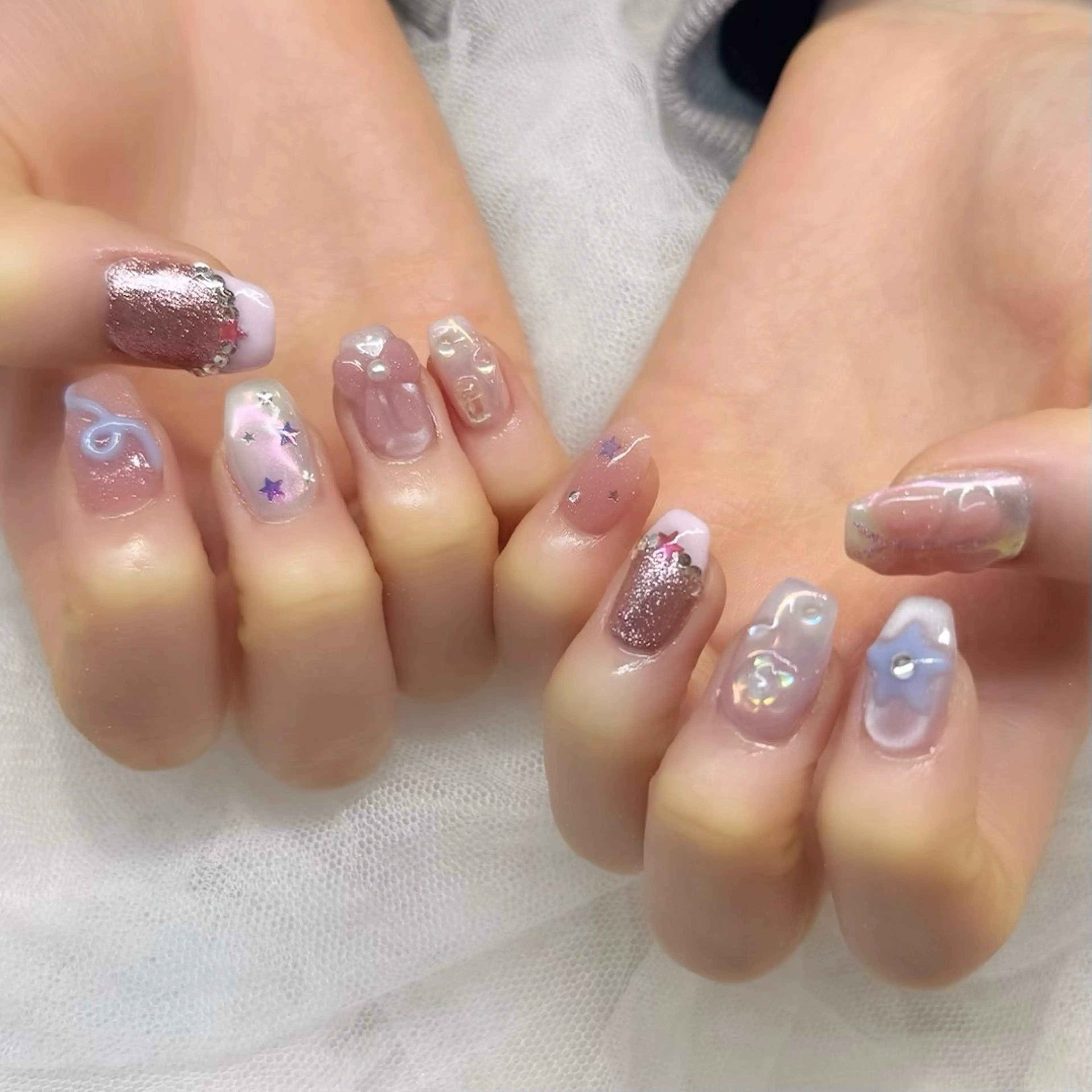 ネイル ハンドネイル 新井 ひなののネイルデザイン