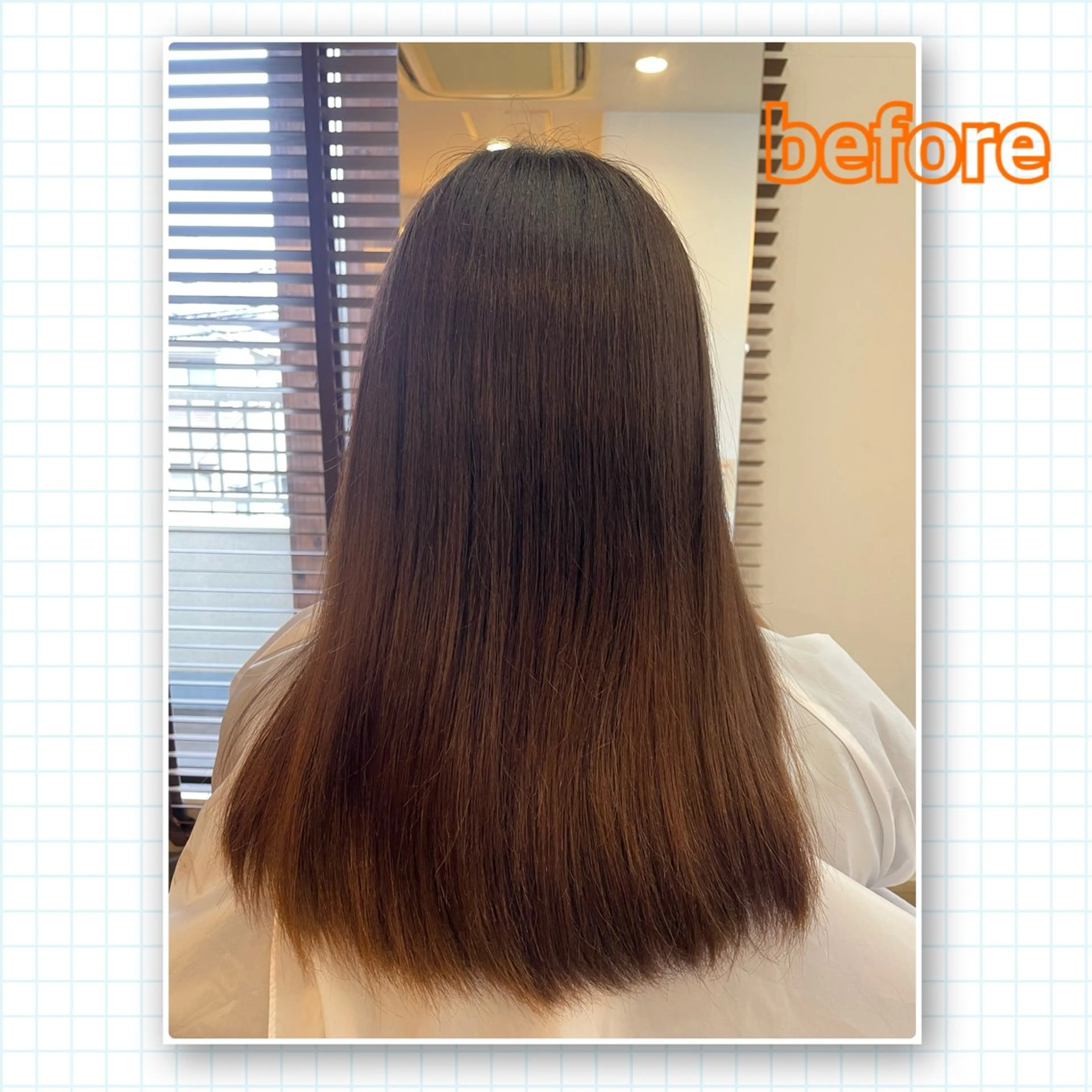 ロング アミーベル🧸🧡 井口店✂️しおりのヘアスタイル
