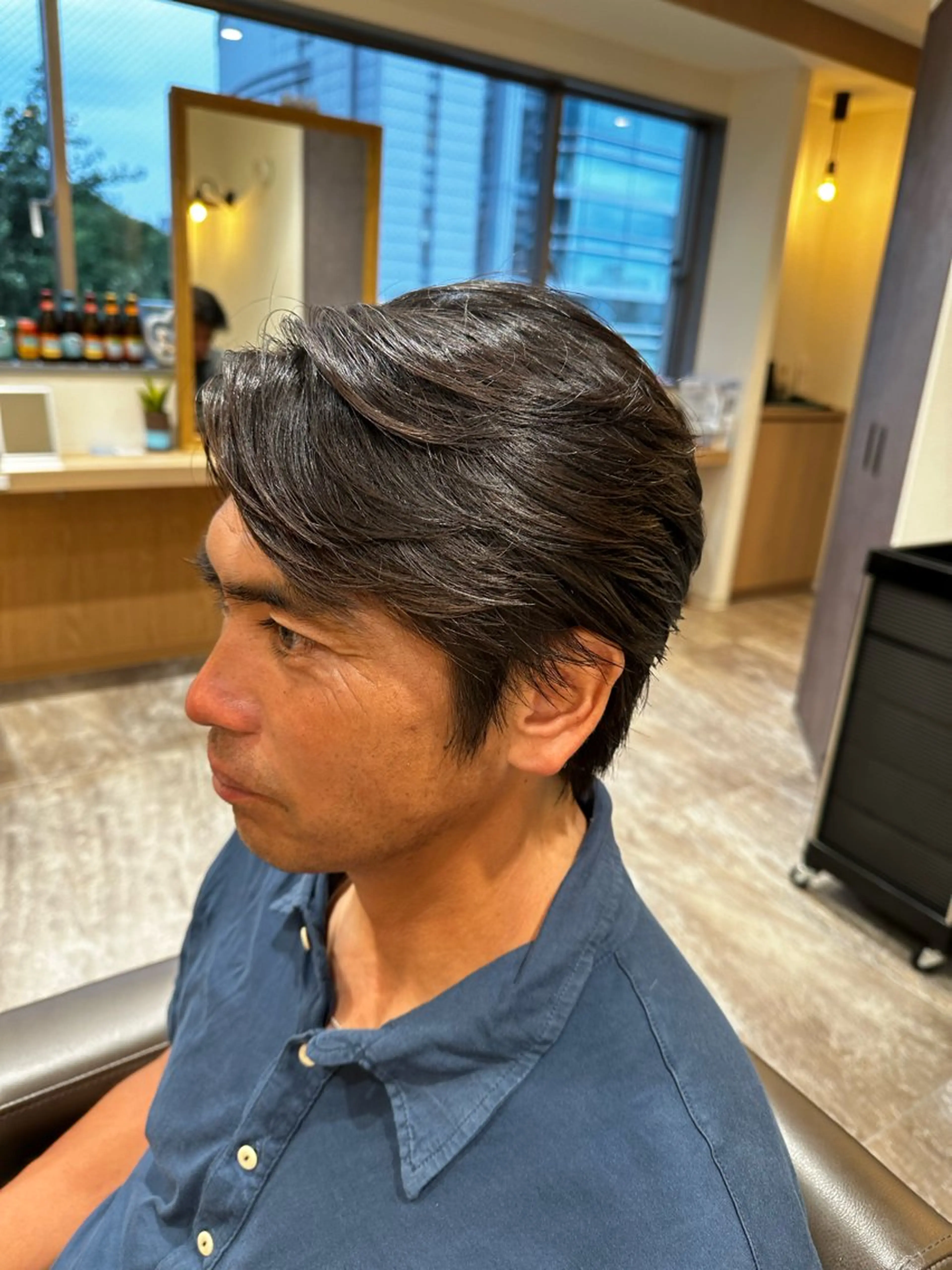 ミディアム メンズ メンズショート 似合わせカット カット ヘアカラー メンズカット×眉毛 デザイナー⚘Nanaの眉毛・アイブロウイメージ