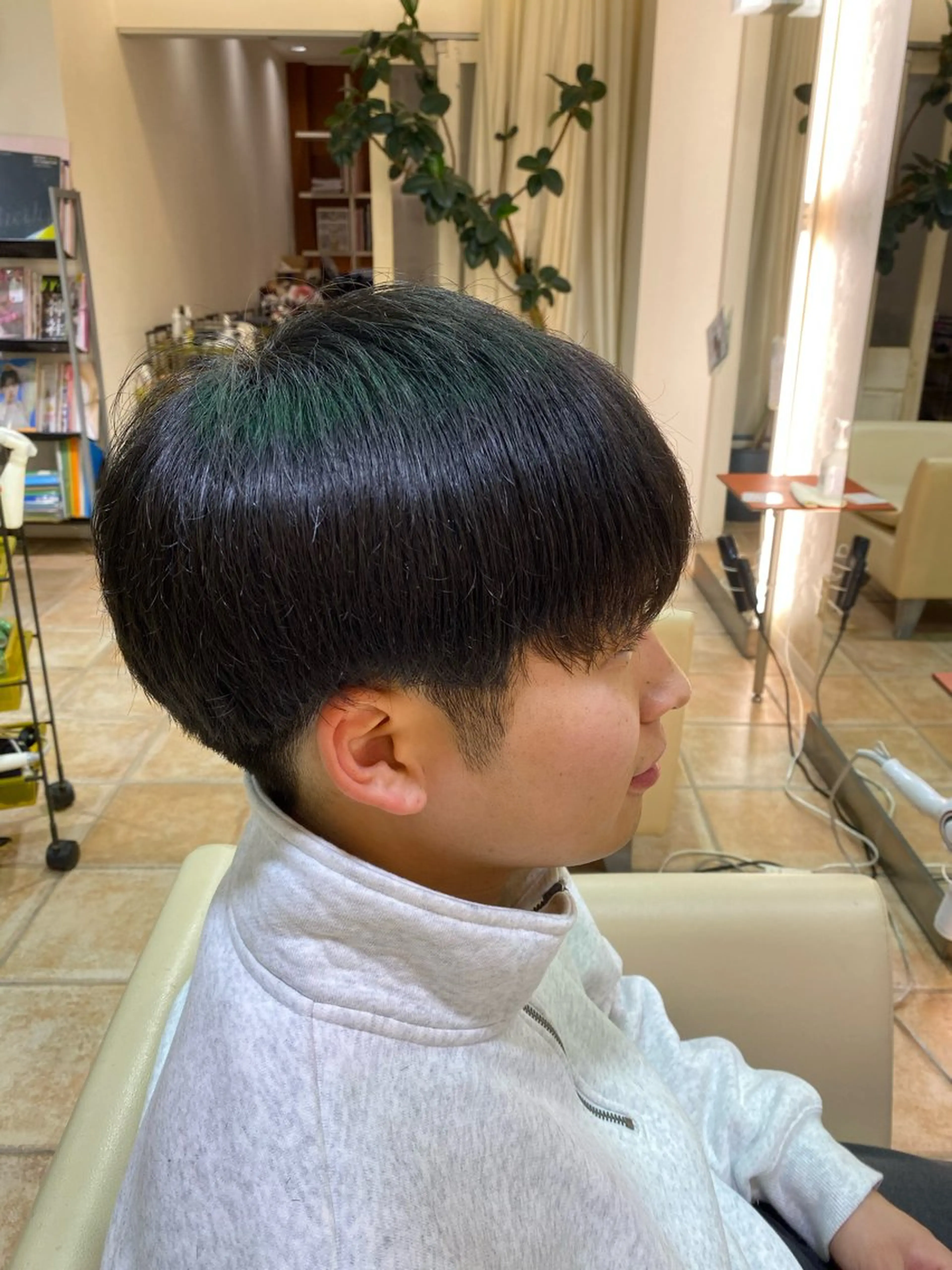 メンズ マッシュ 刈り上げ Fuse所属・Hana ⭐️カラーモデル募集のヘアスタイル