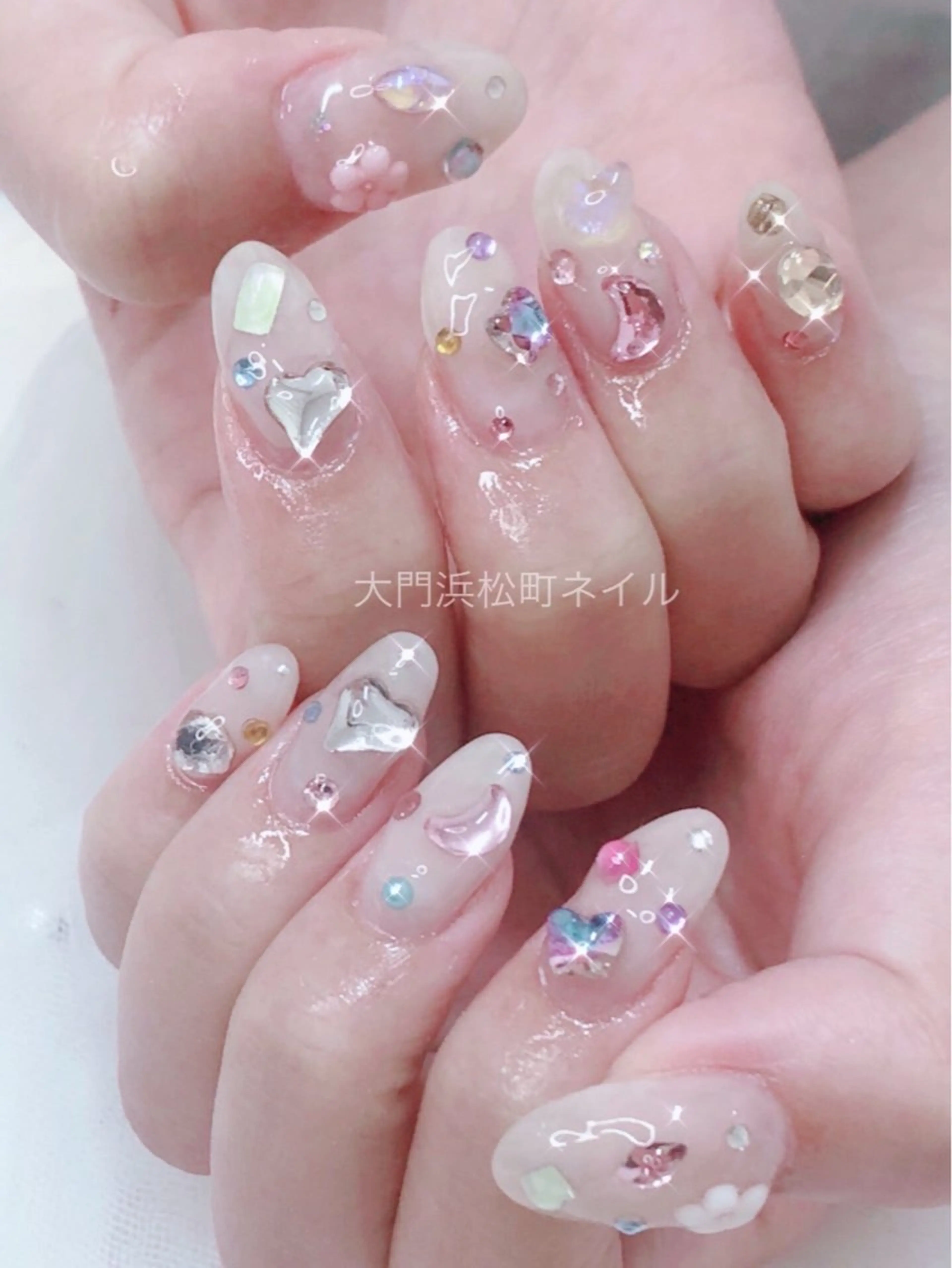 ネイル フットネイル ゴールド マグネットネイル ミラーネイル 持ち込み ハンドネイル ハンドケア 大門浜松町 ネイルのネイルデザイン