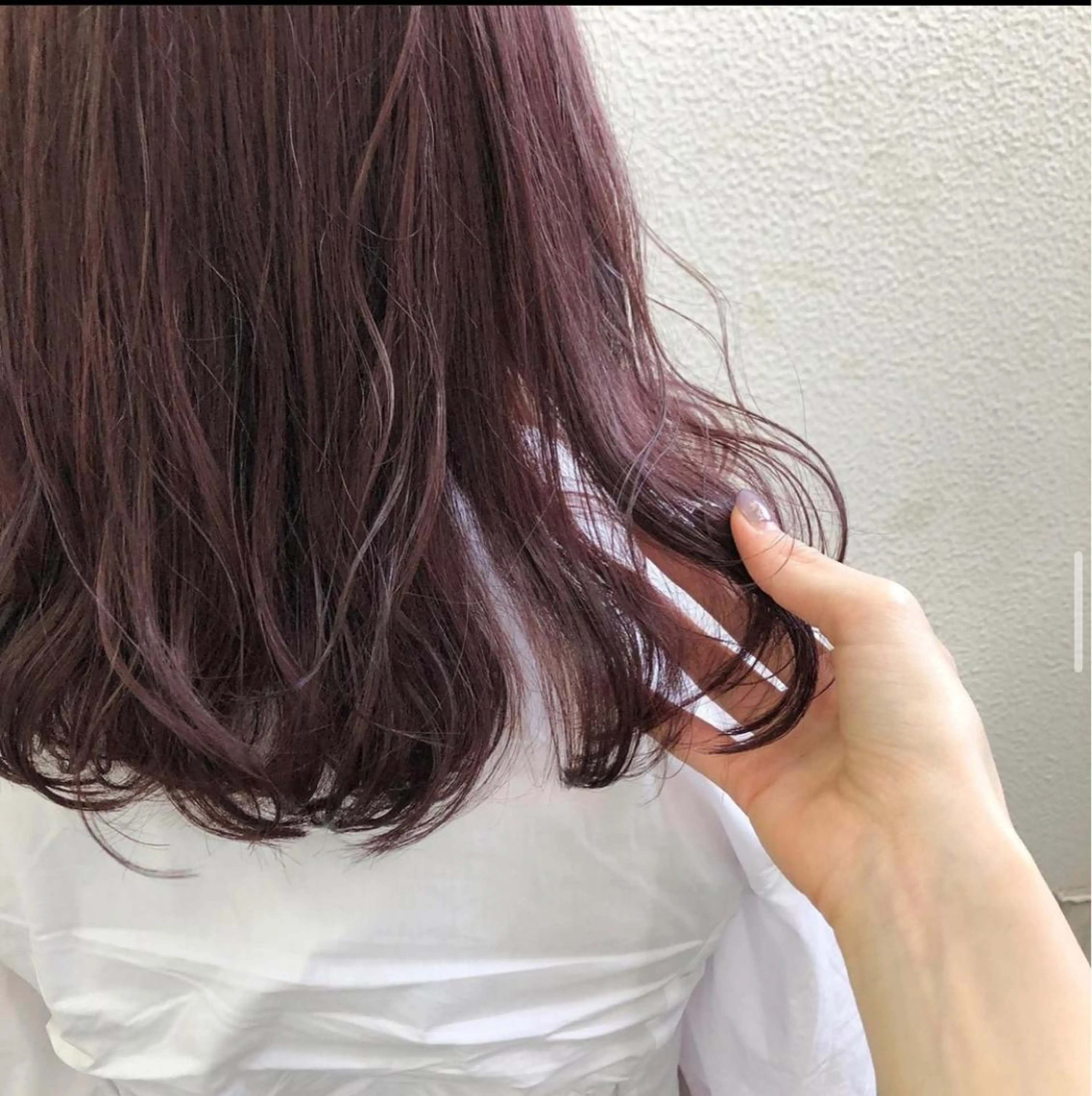 カラー ラベンダーカラー スパイキーショート パーマ　具志堅　太志のヘアスタイル