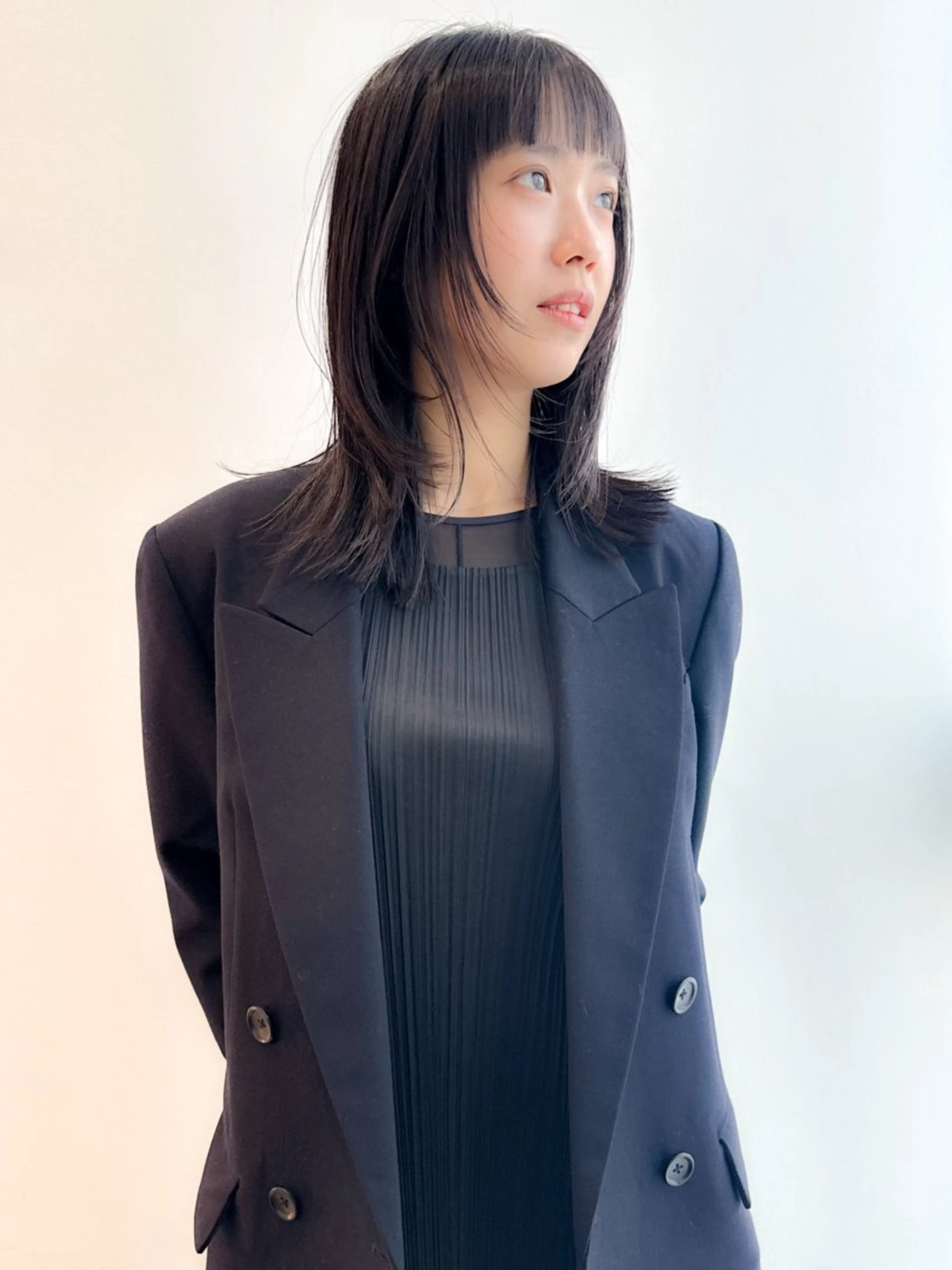 ミディアム カラー カット ヘアカラー トリートメント ヘッドスパ 艶髪ブリーチ 永井竜也のヘアスタイル