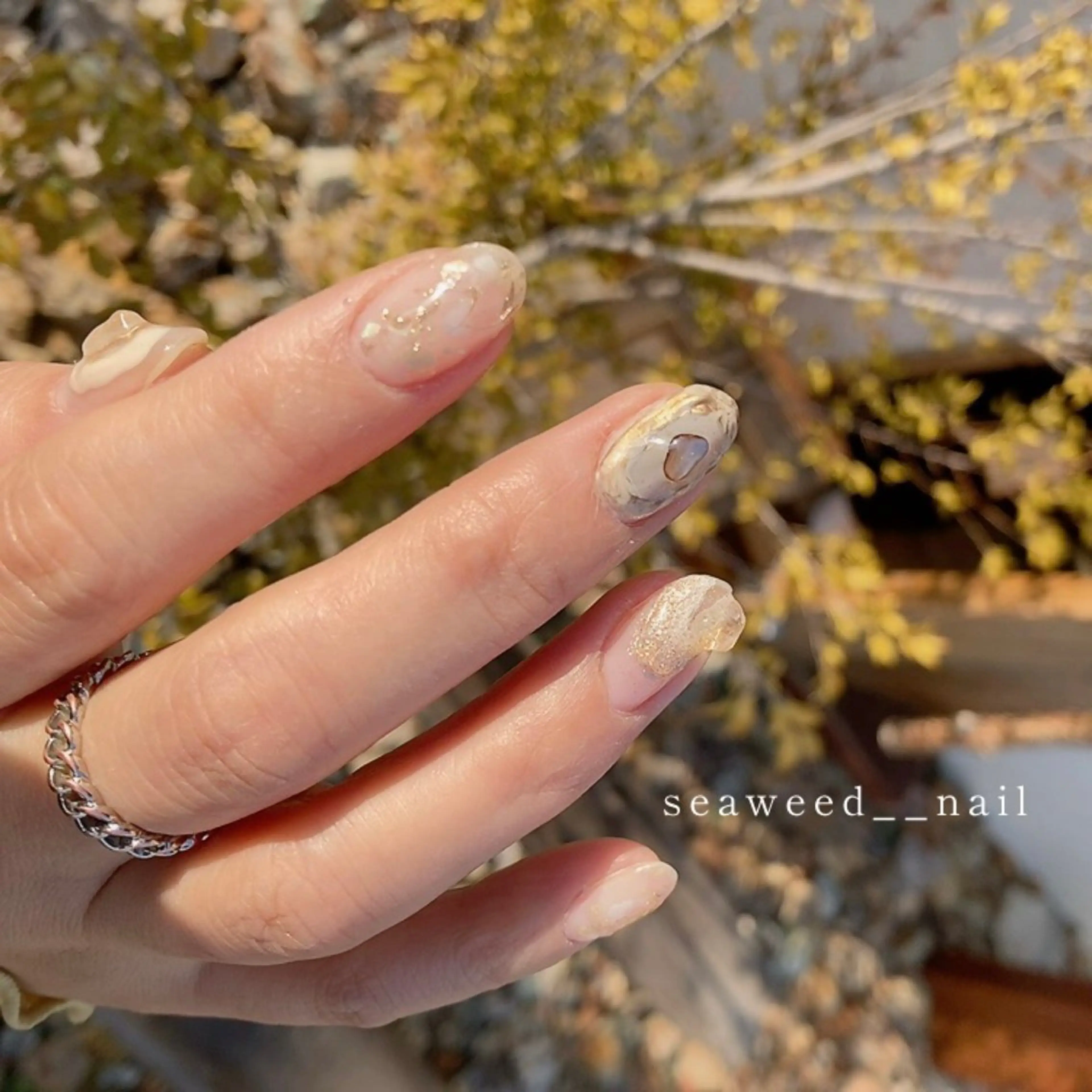 ネイル ハンドネイル seaweed nailのネイルデザイン