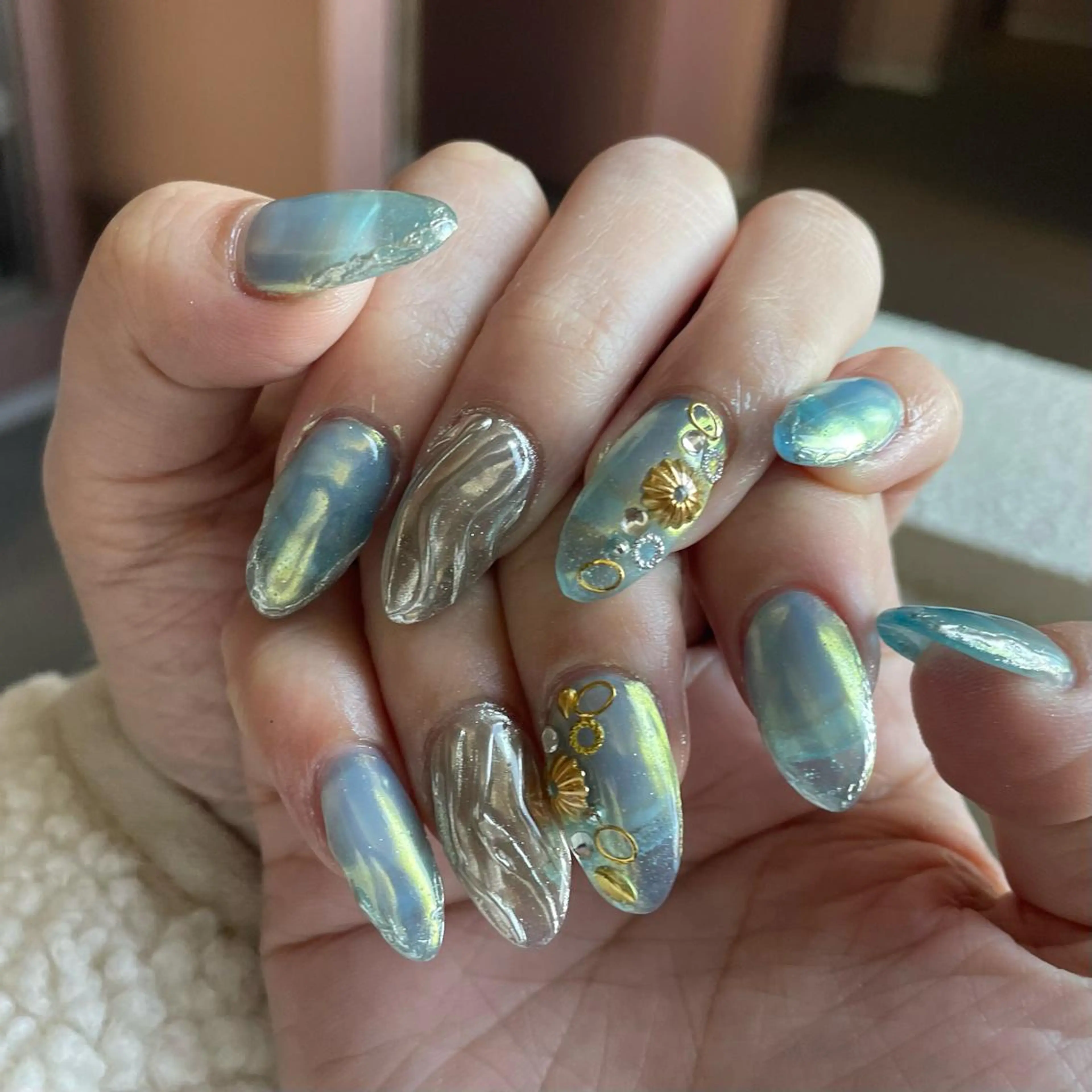 ネイル スカルプネイル 奥園 良恵のネイルデザイン