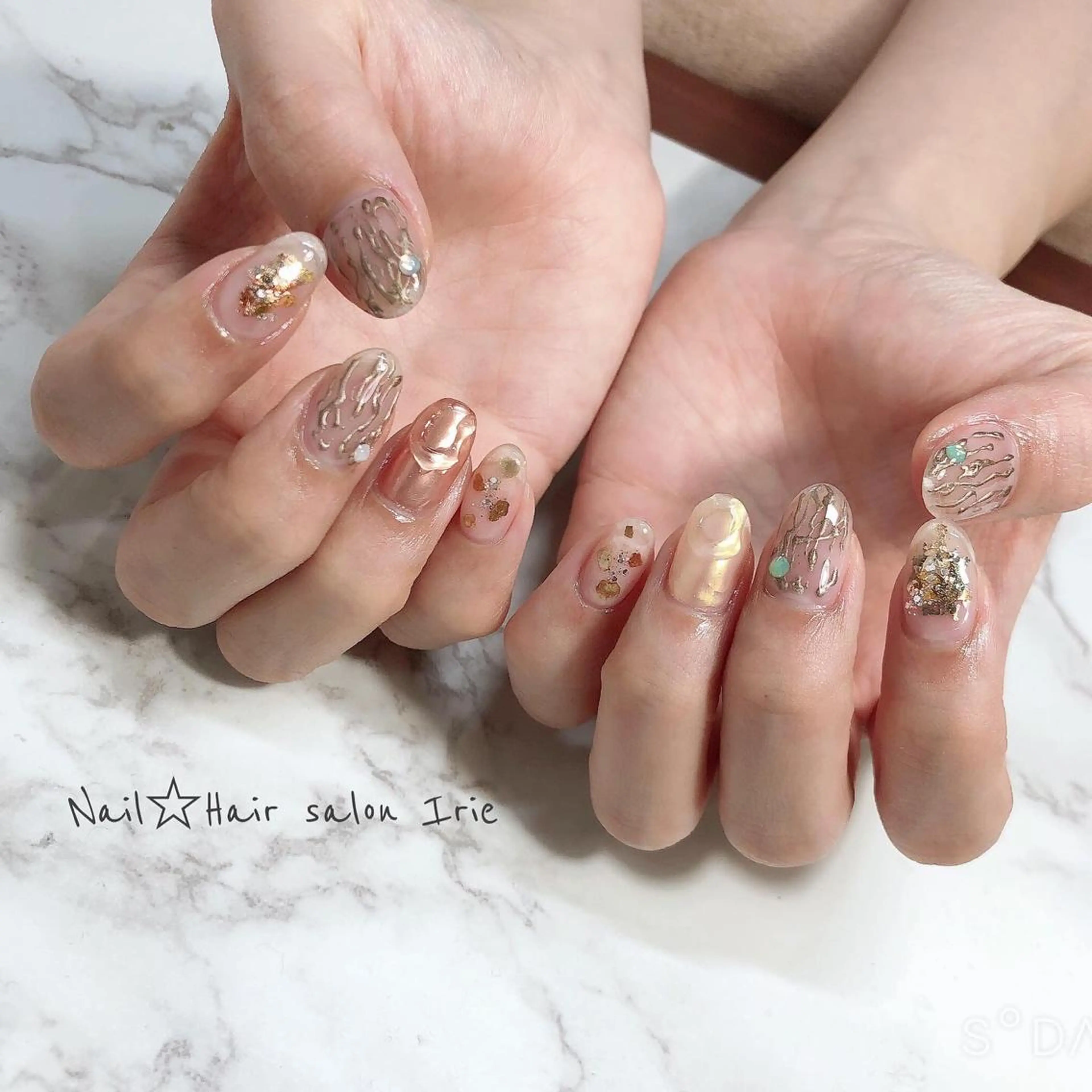 ネイル ハンドネイル Hair salon Irie所属・與儀 知佳のネイルデザイン