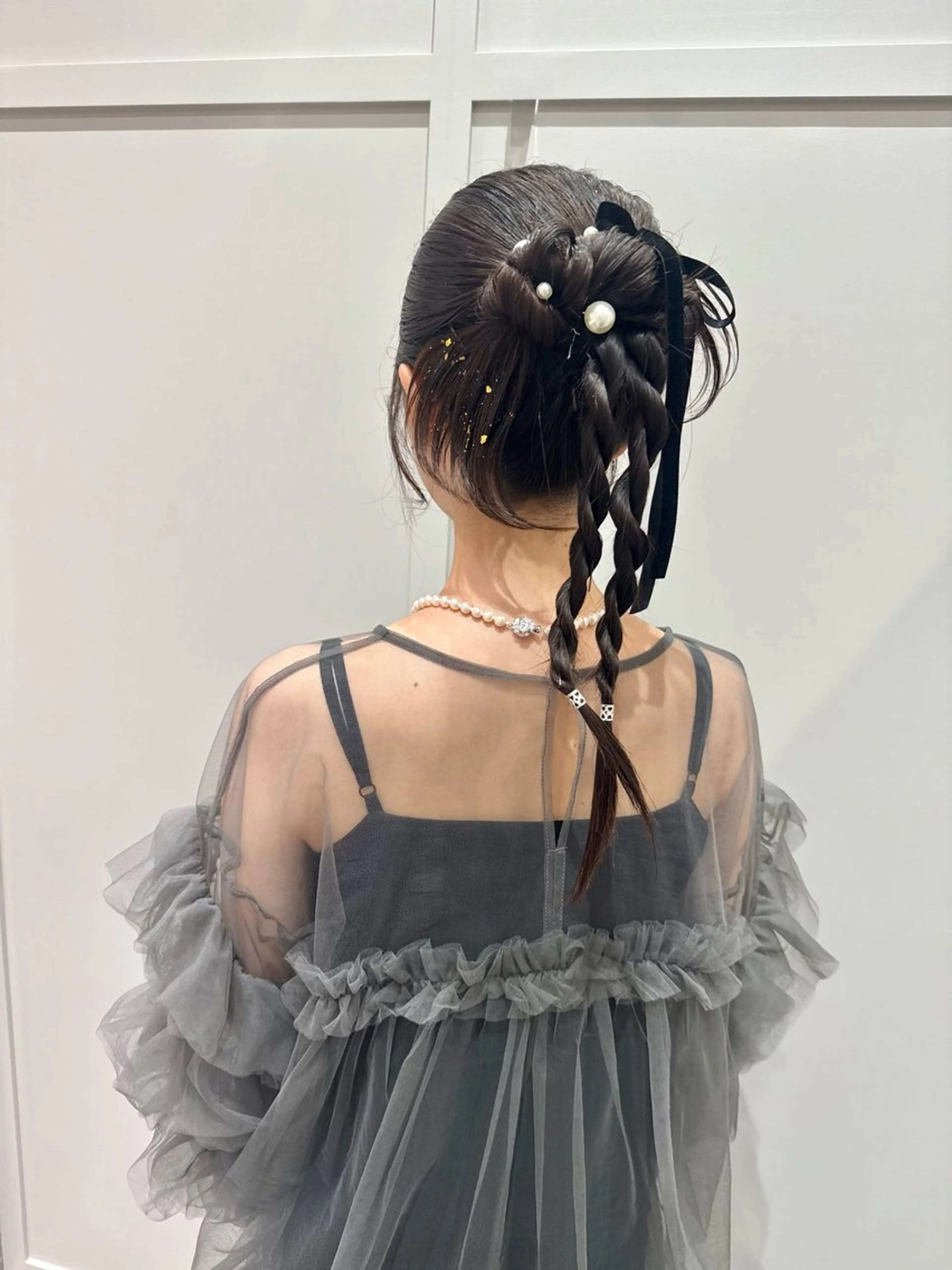 ヘアアレンジ ヘアセット レイヤー/髪質改善カ ラ-🤍津田奈々美‎のヘアスタイル