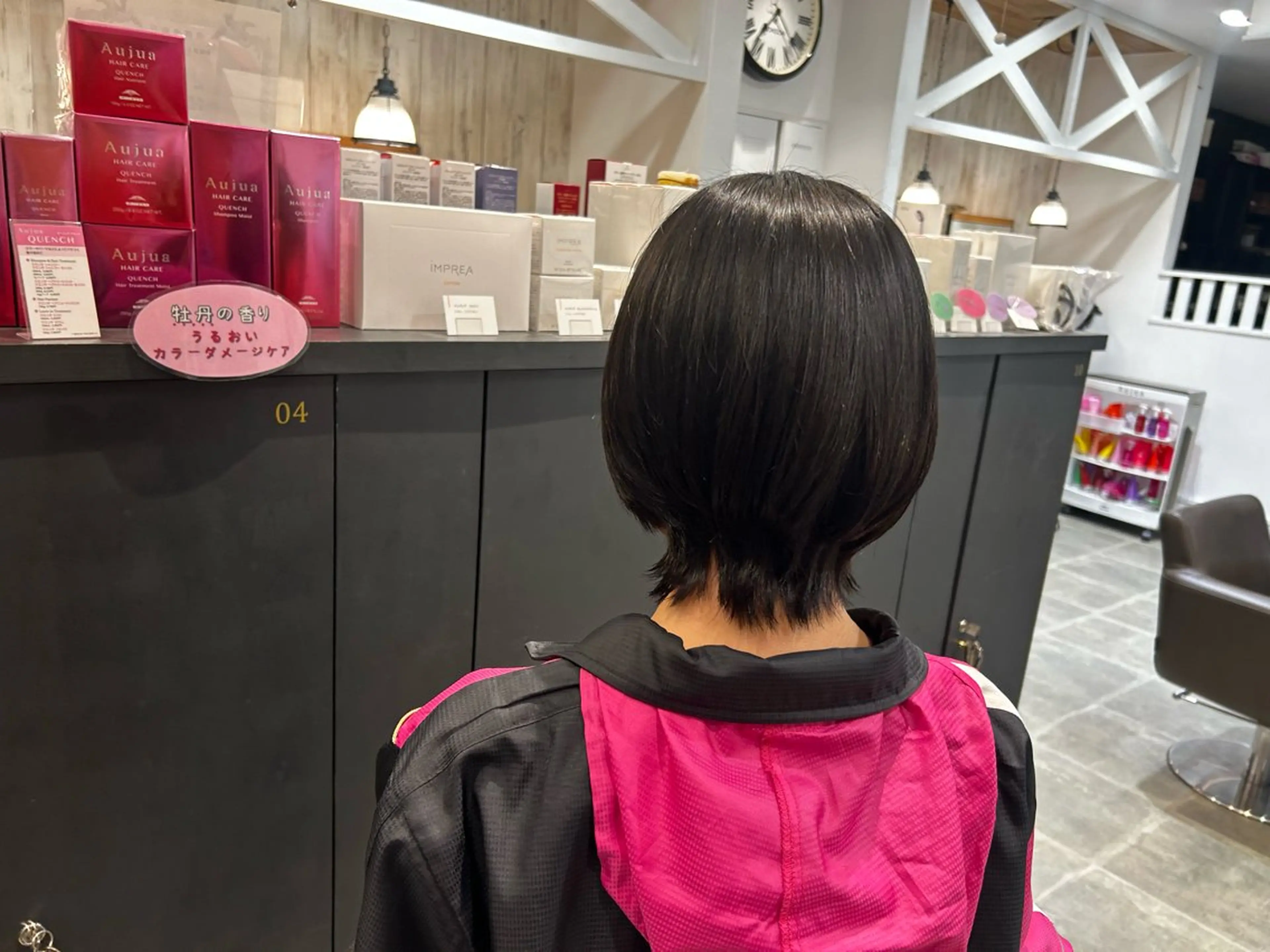 ショート レイヤーカット ショートヘア ウルフカット 大槻 ハルカのヘアスタイル