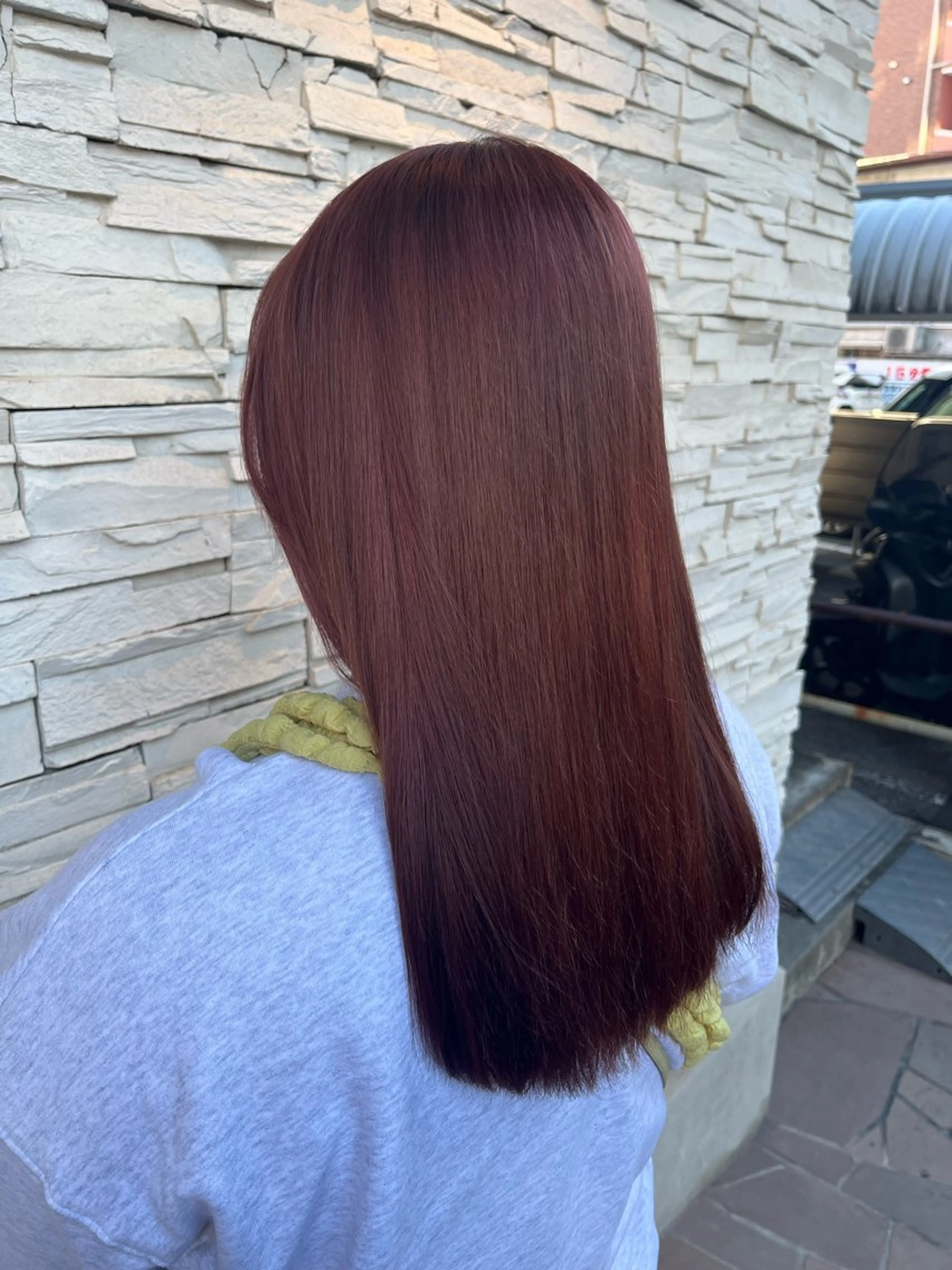 ロング カラー ヘアカラー たかしま あさひのヘアスタイル