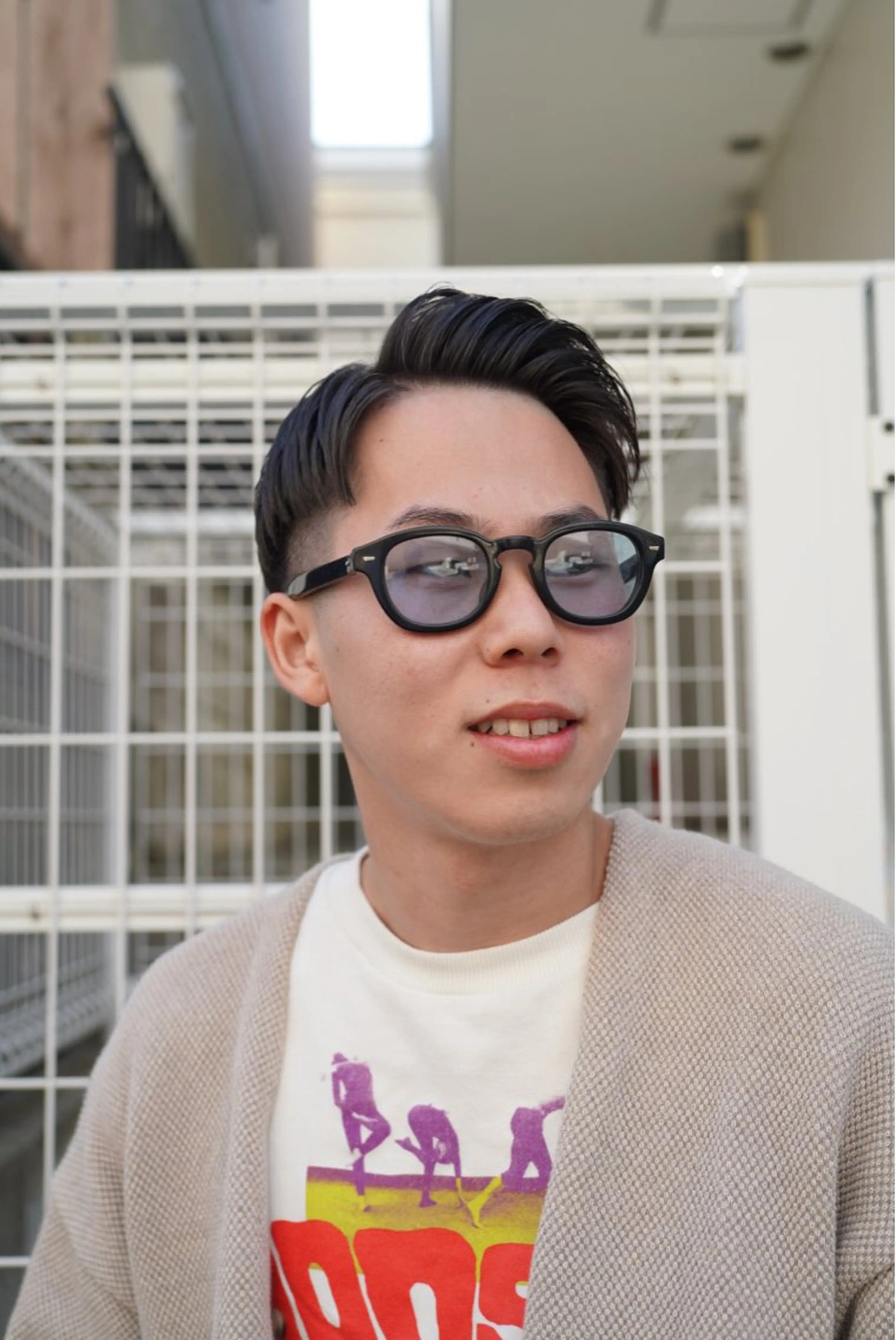 メンズ 七三 カット ヘアセット brunt jet所属・関 晃哉のヘアスタイル