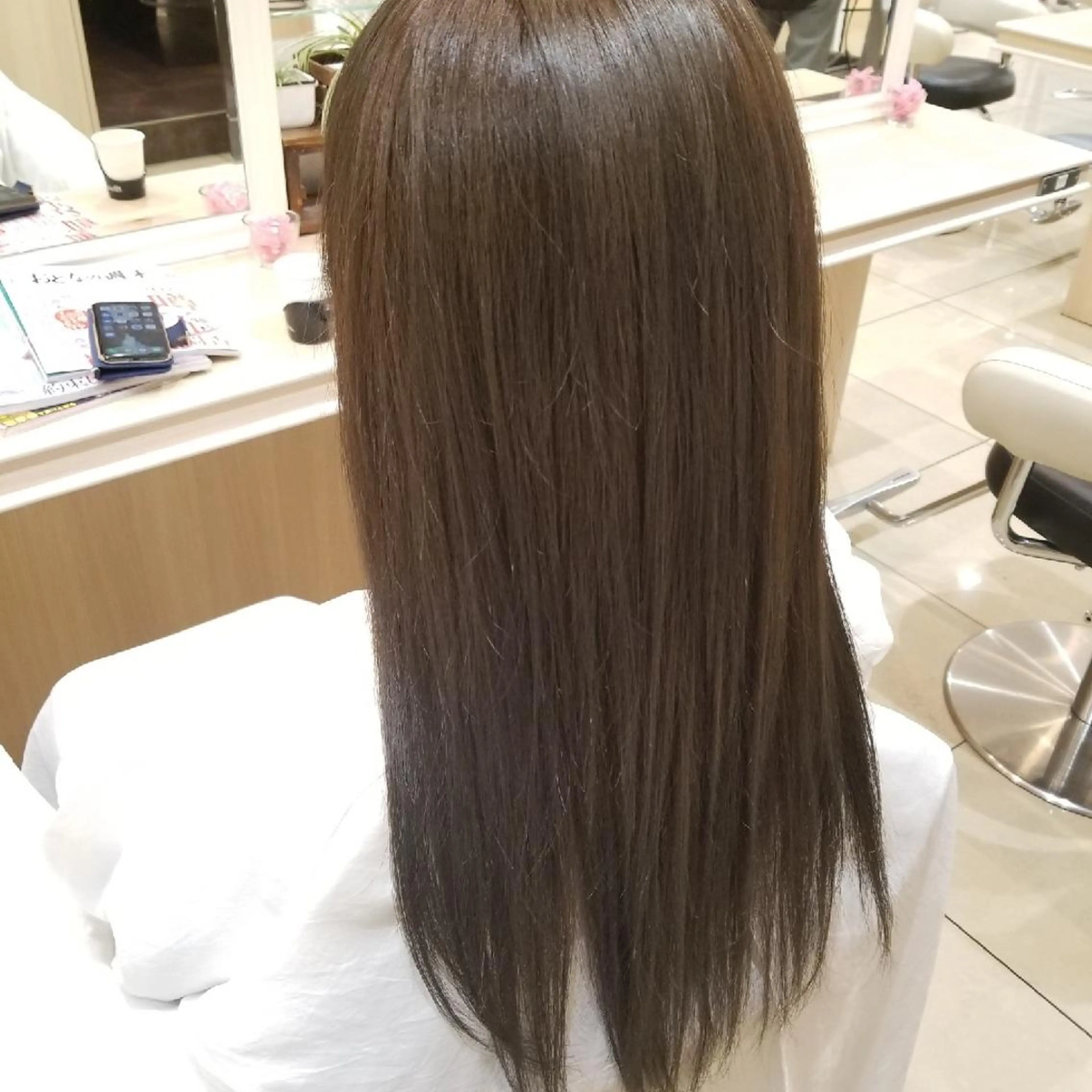ロング カラー カット ヘアカラー 山内 佐江子のヘアスタイル