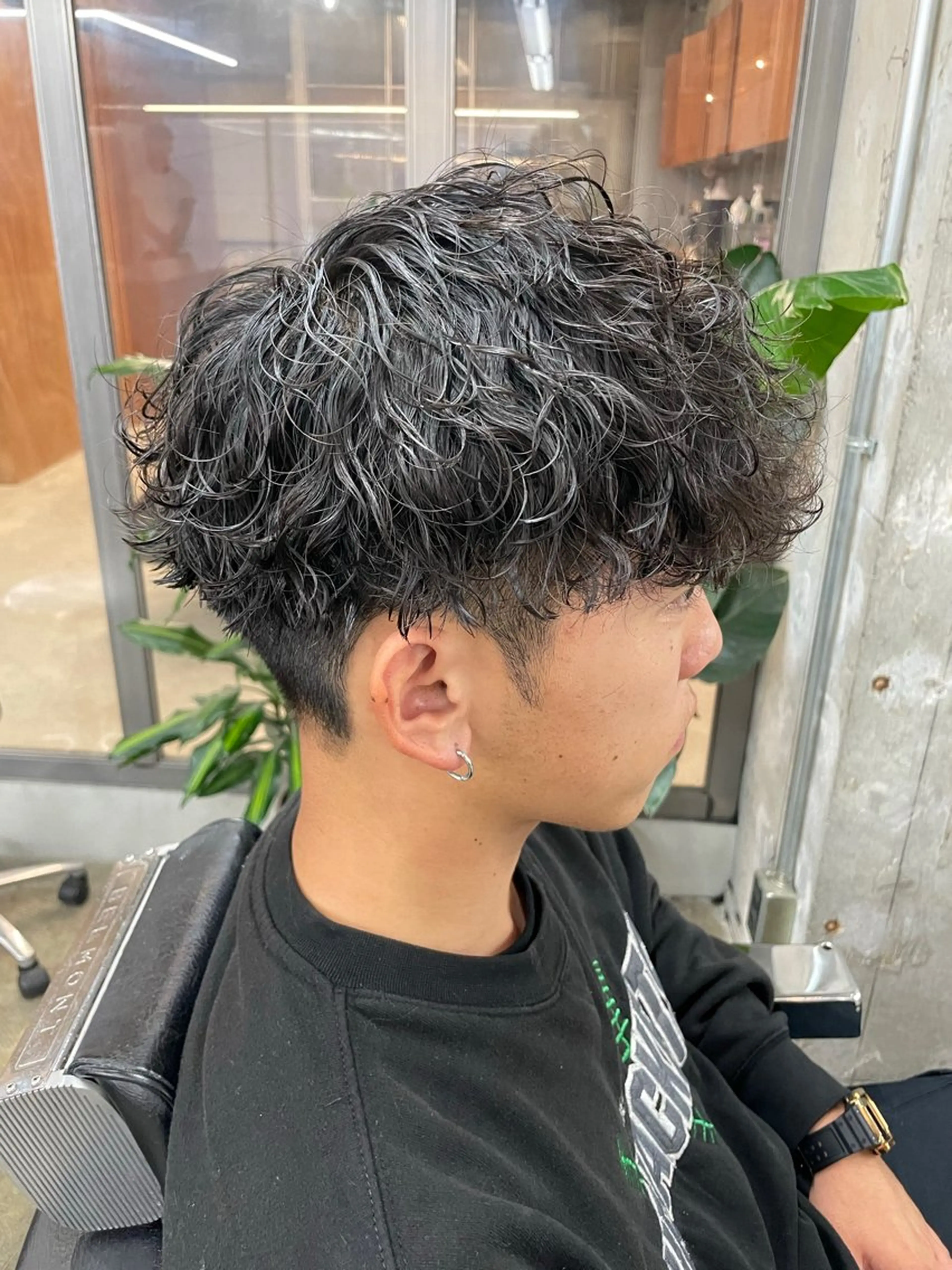 ショート カラー パーマ ヘアアレンジ メンズ 亀井隆汰/メンズ専門 パーマ特化美容師のヘアスタイル