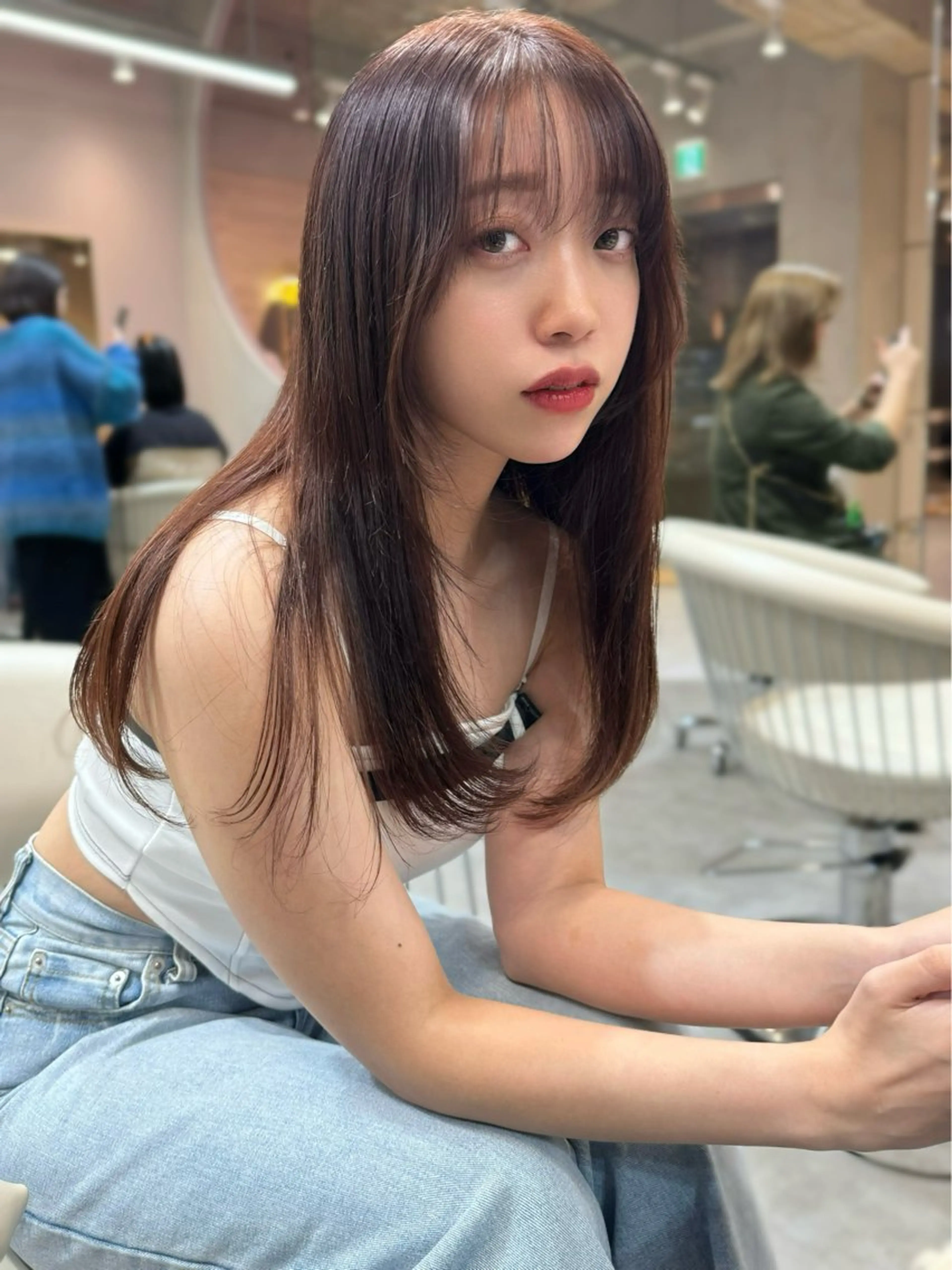 ロング カラー ヘアアレンジ 🇰🇷韓国メンズ 特化🇰🇷松永恭征のヘアスタイル
