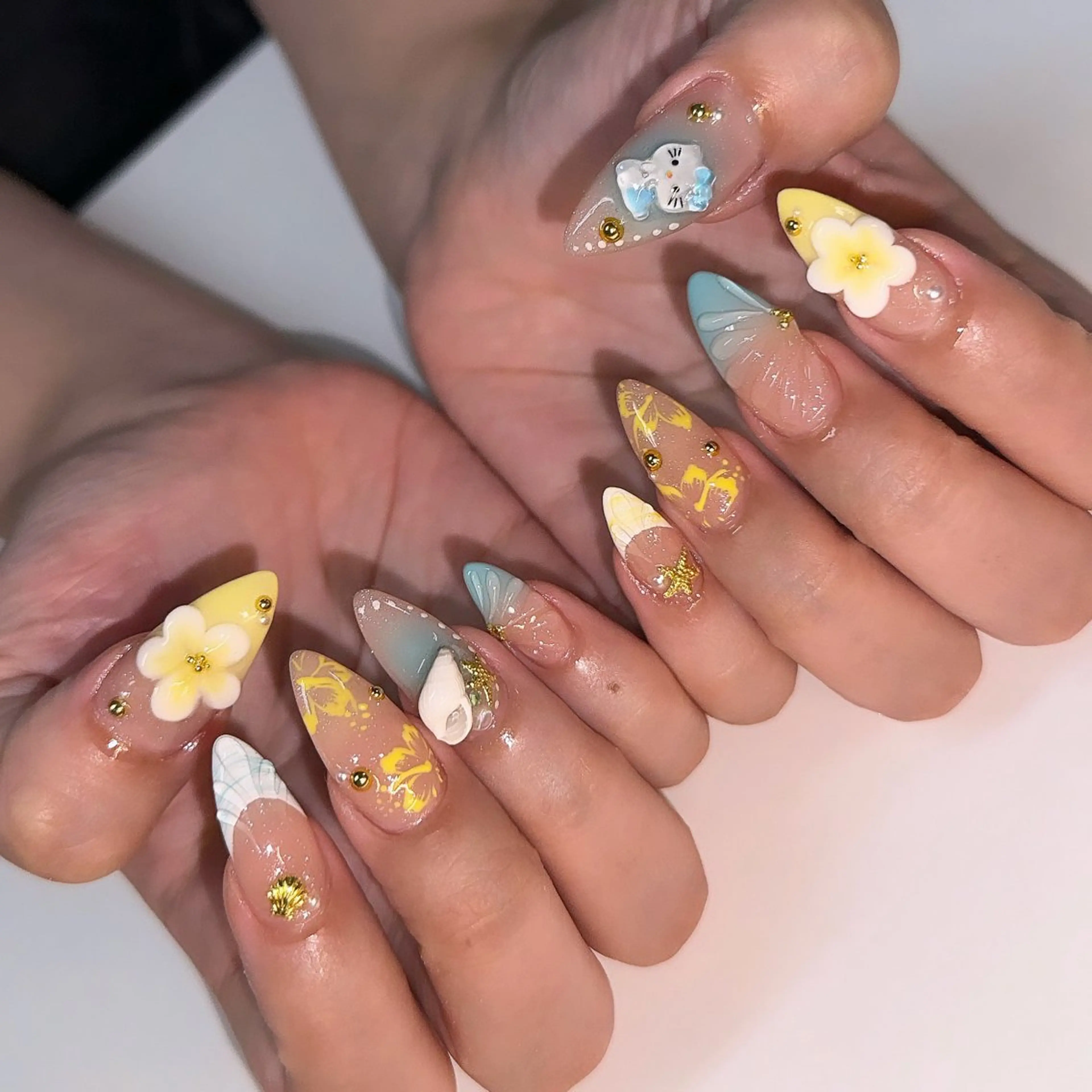 セミロング ハンドネイル Amo所属・Amo nailのネイルデザイン