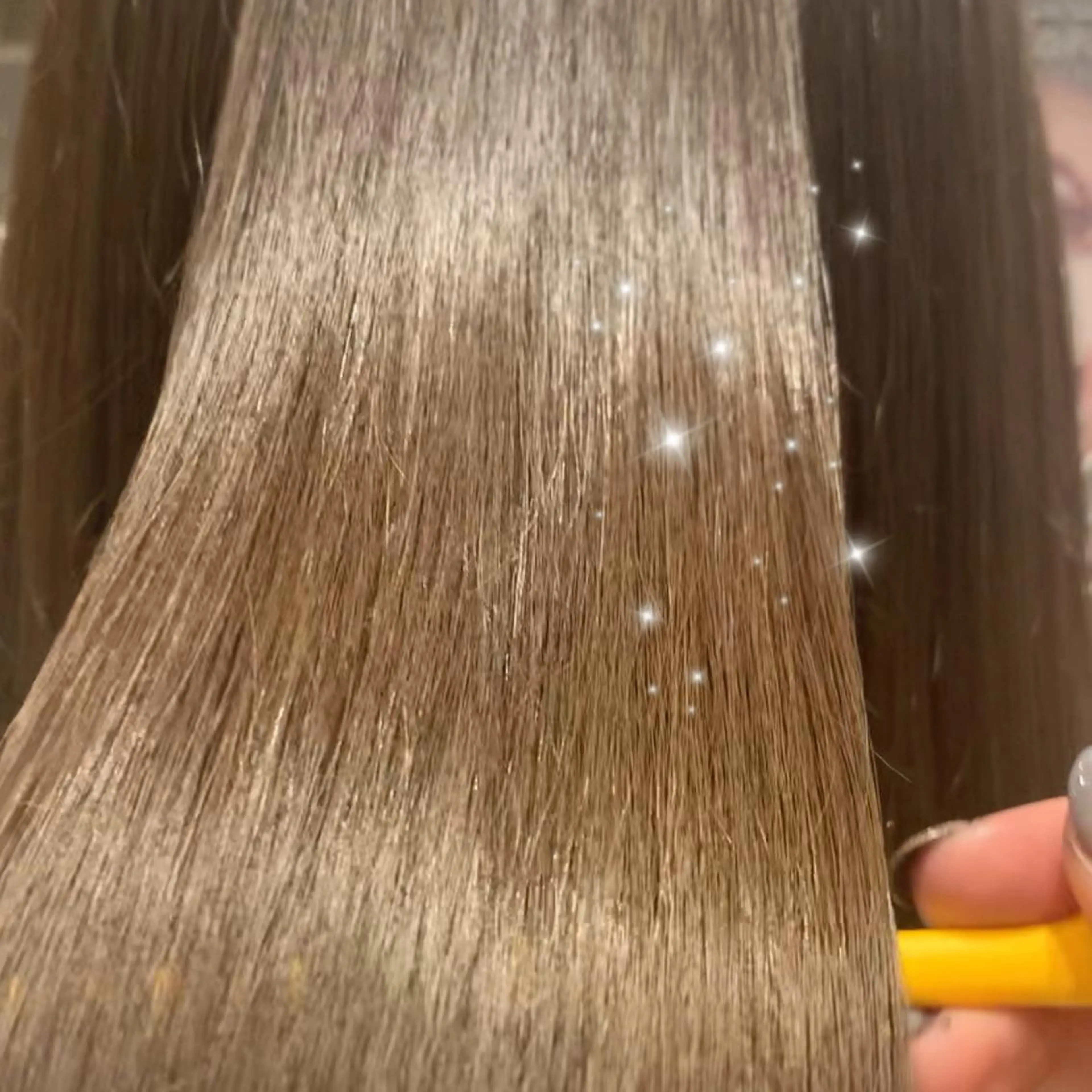 セミロング カラー トリートメント 韓国ヘア特化型美容師 カワノマイ🇰🇷のヘアスタイル