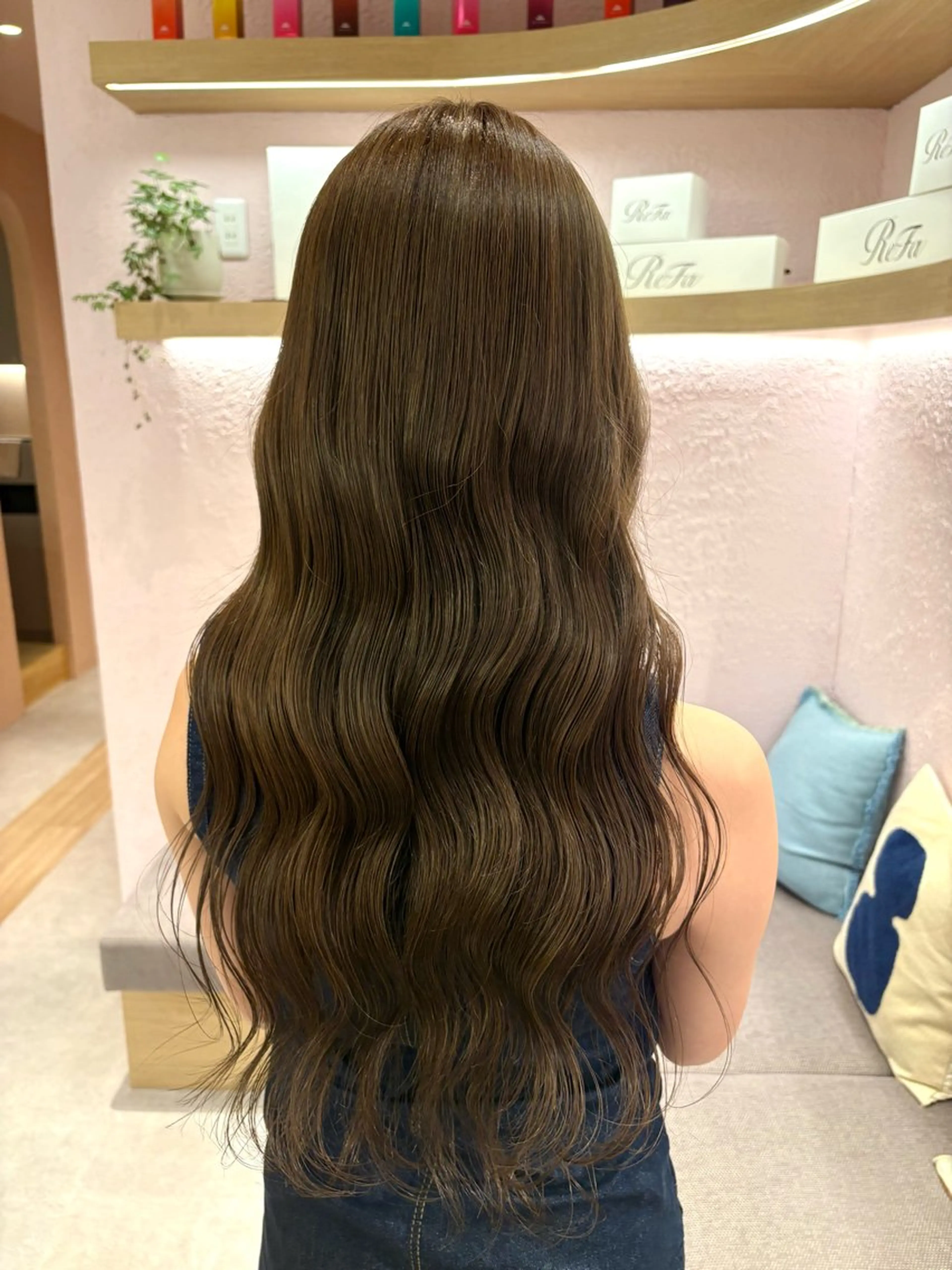 ロング ヘアカラー merc.🧸🫧 平山莉子のヘアスタイル