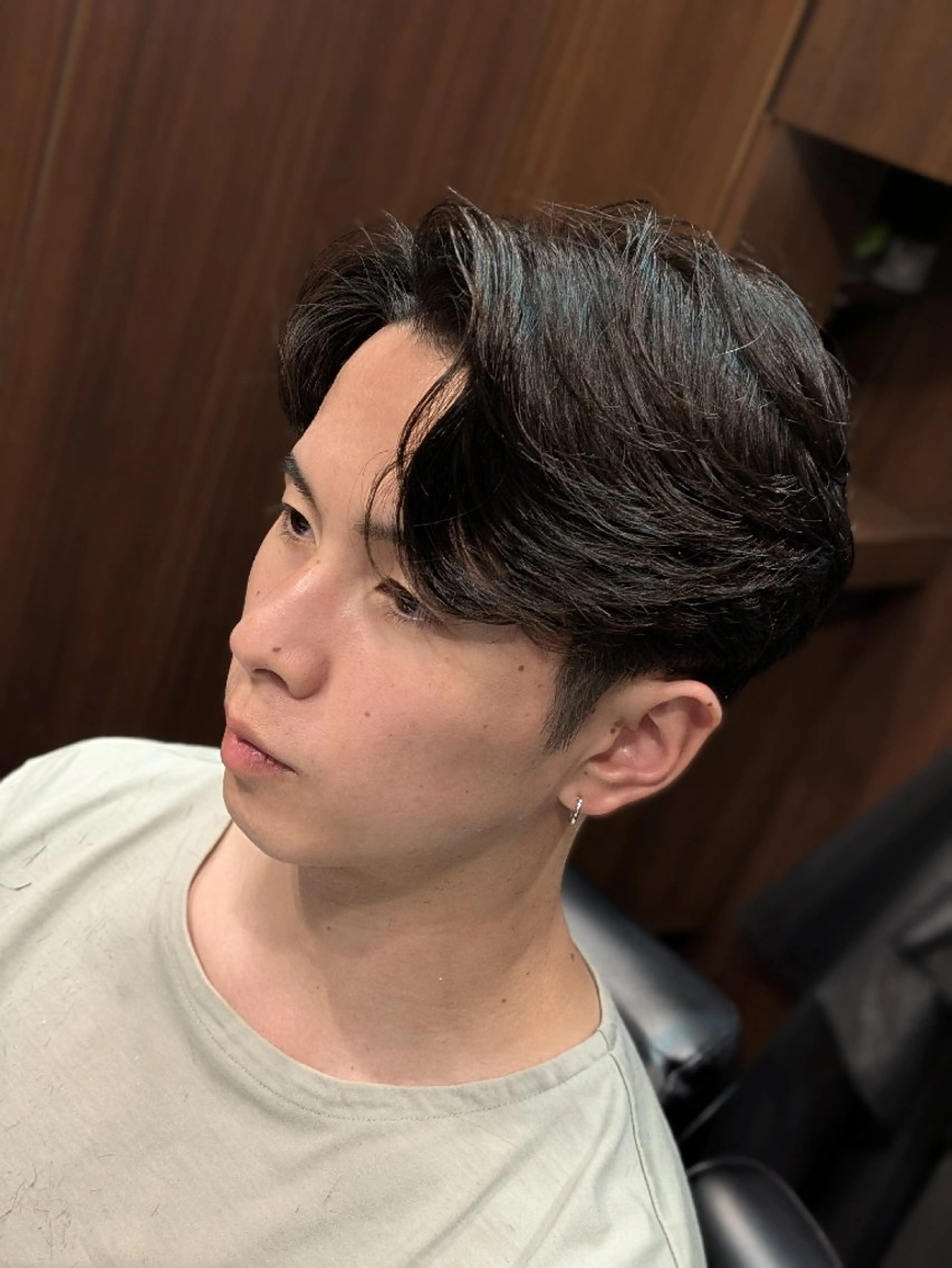 ショート パーマ メンズ ヒロ銀座青山店所属・森本 ミクのヘアスタイル