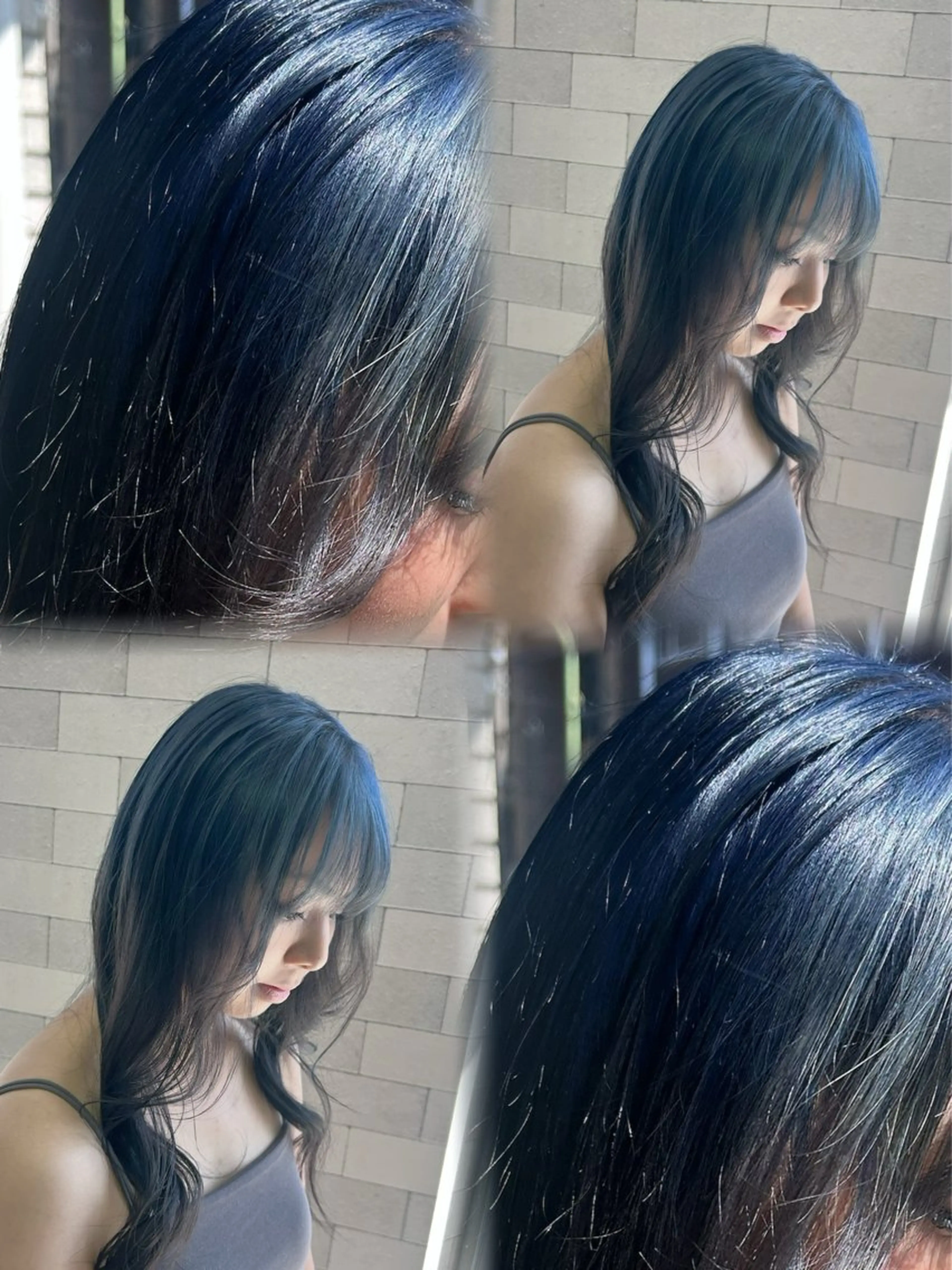 ロング ヘアカラー ハイトーン×艶カラー 🤍MIZUKIのヘアスタイル