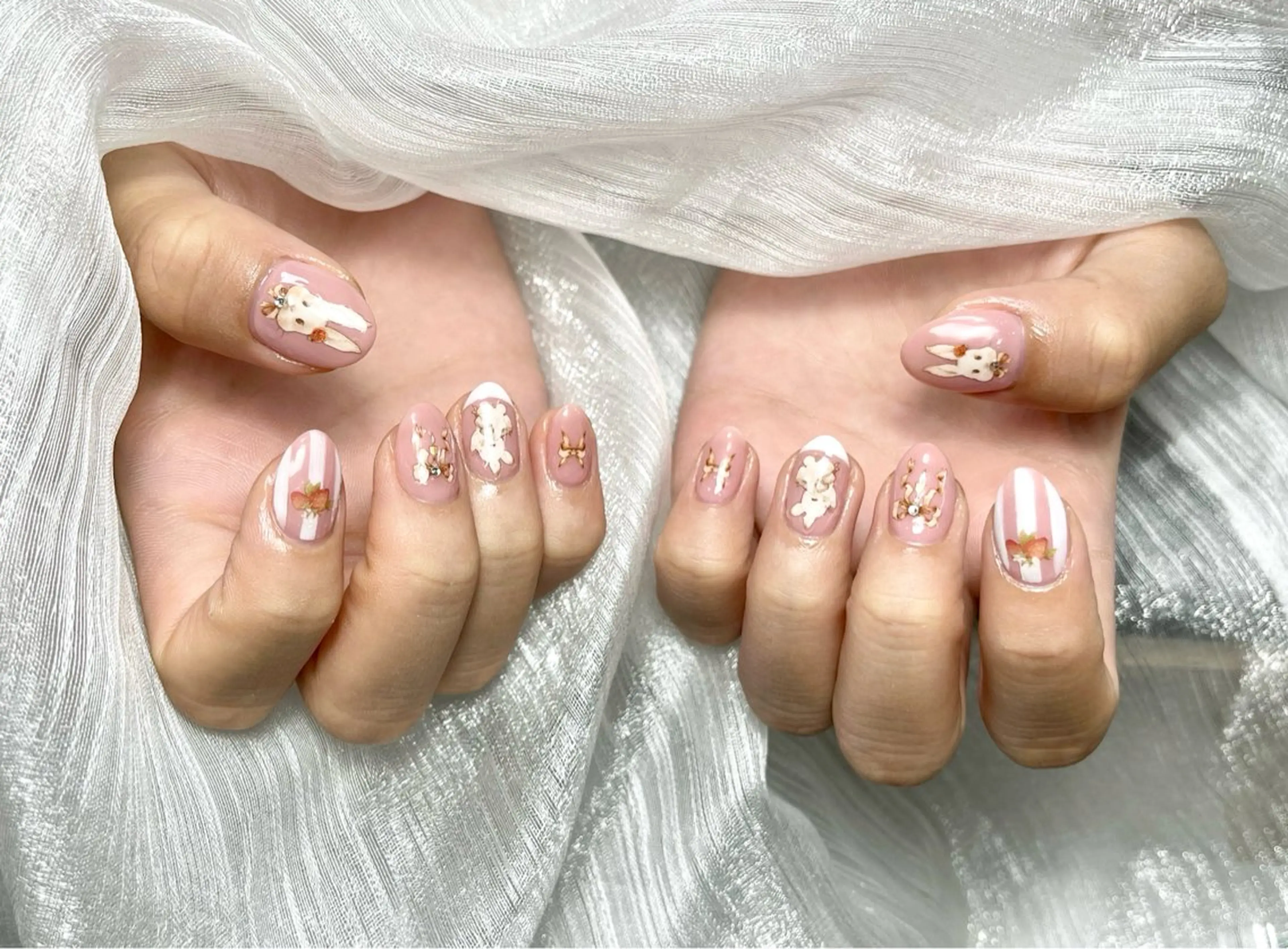 ネイル 持ち込み ハンドネイル ハンドケア るか 池袋のネイルデザイン