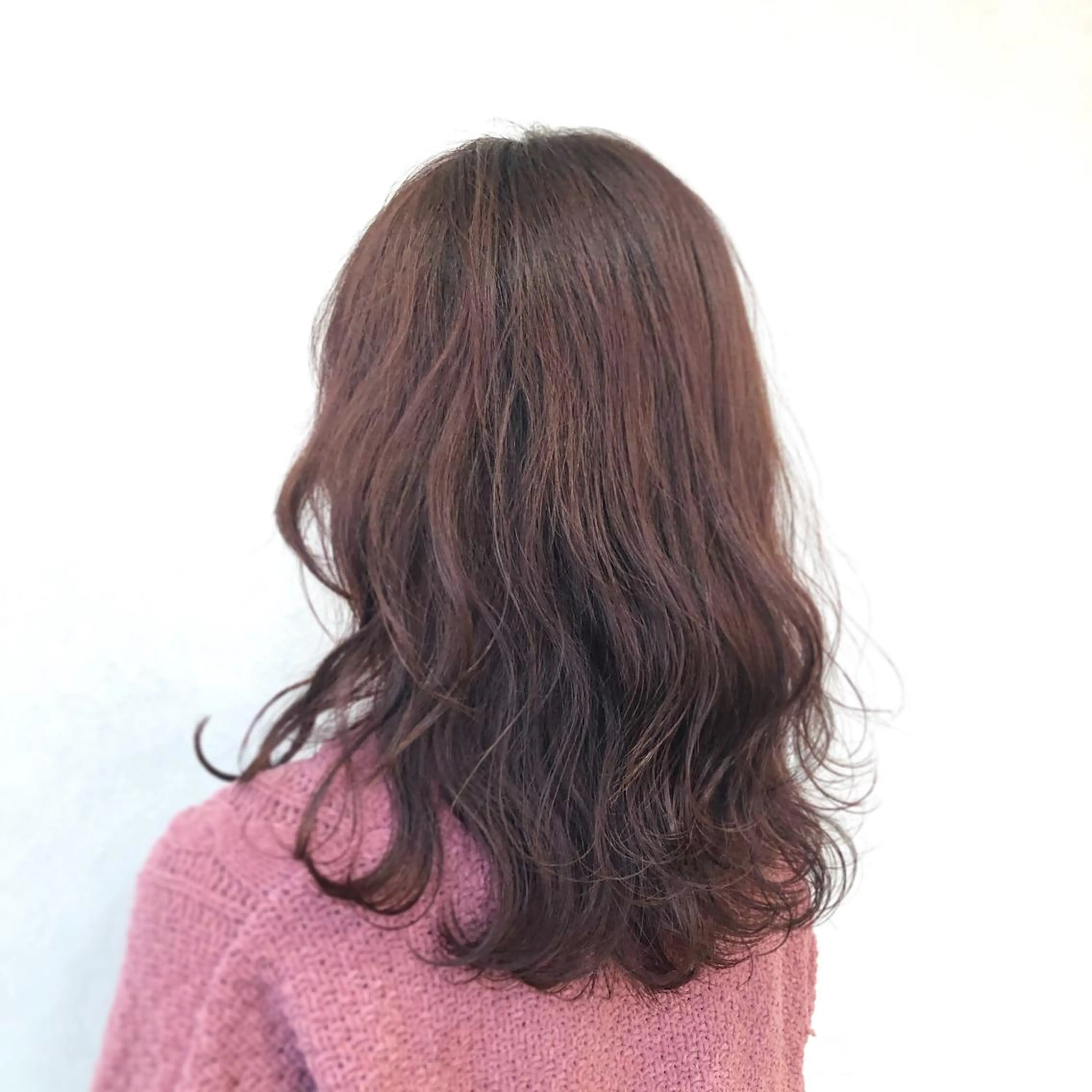 ミディアム カラー ピンクカラー ニュアンスカラー🫧 加納のヘアスタイル