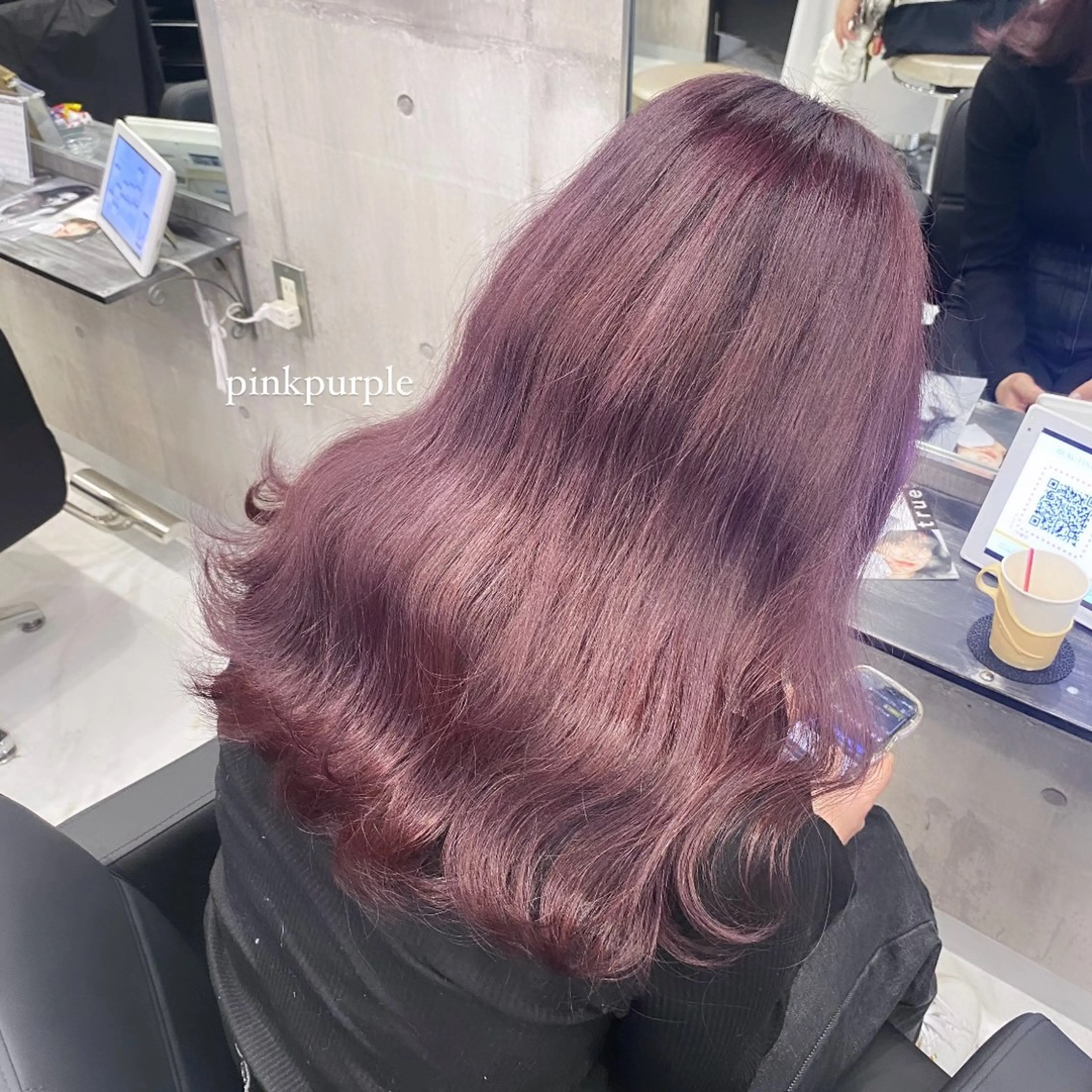 セミロング カラー ブリーチ ヘアカラー 最新艶髪トレンド￤ ヘア￤miyu🐒♡のヘアスタイル