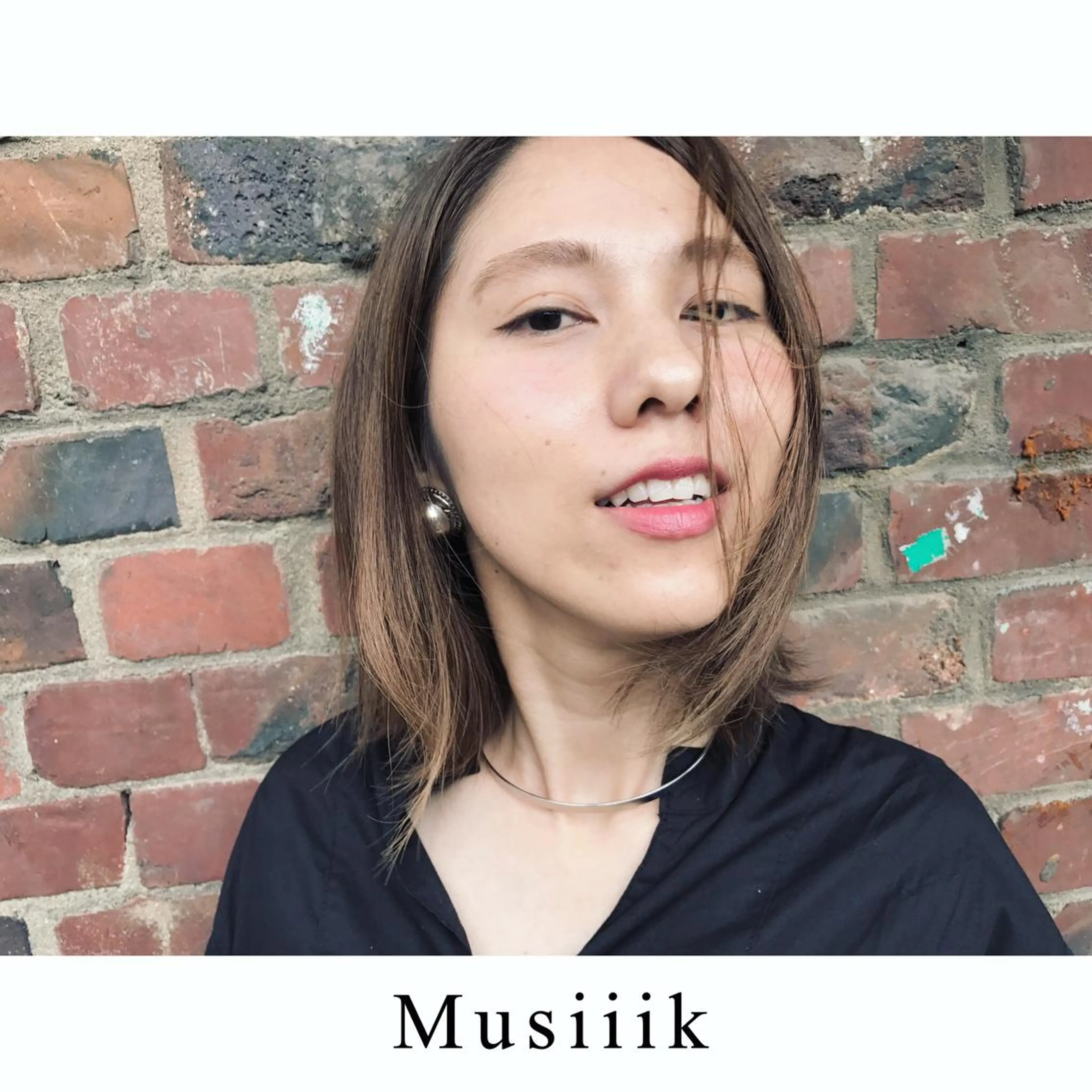 ミディアム ボブ ハイライト レイヤーカット Musiiik hairのヘアスタイル