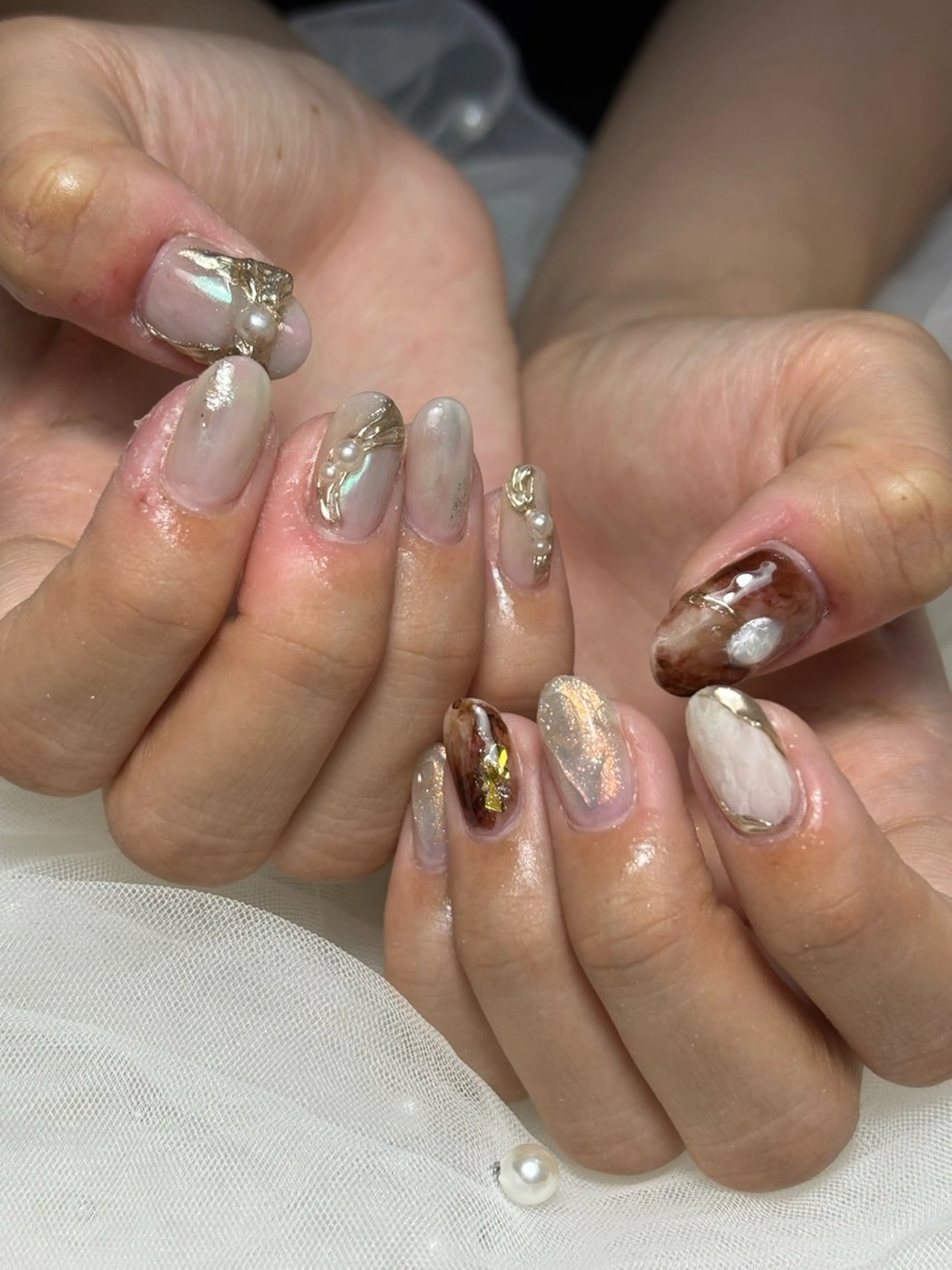 ネイル ハンドネイル フットネイル ✴︎ Delightのネイルデザイン