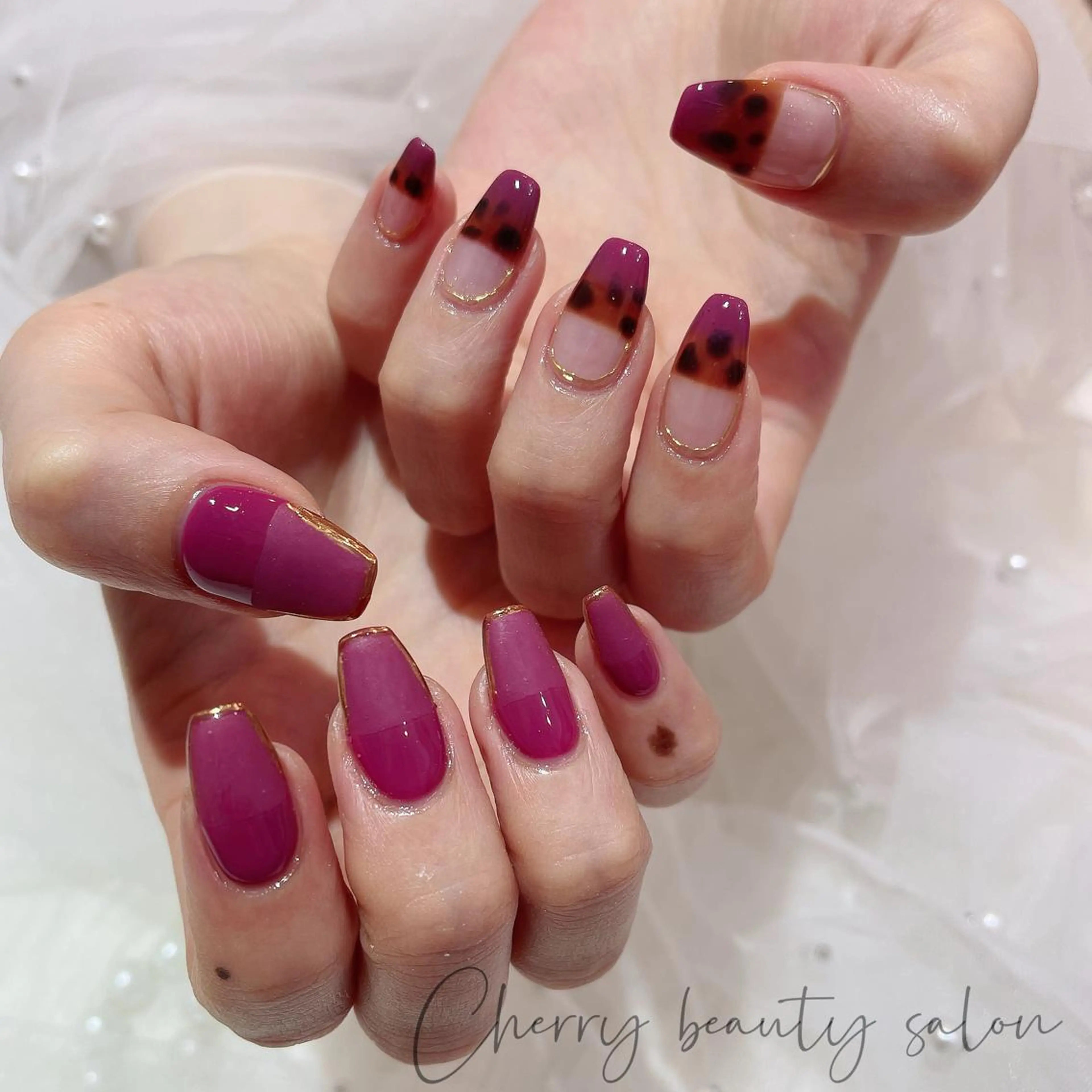 ネイル ハンドネイル ハンドケア SAKURA 🍒のネイルデザイン