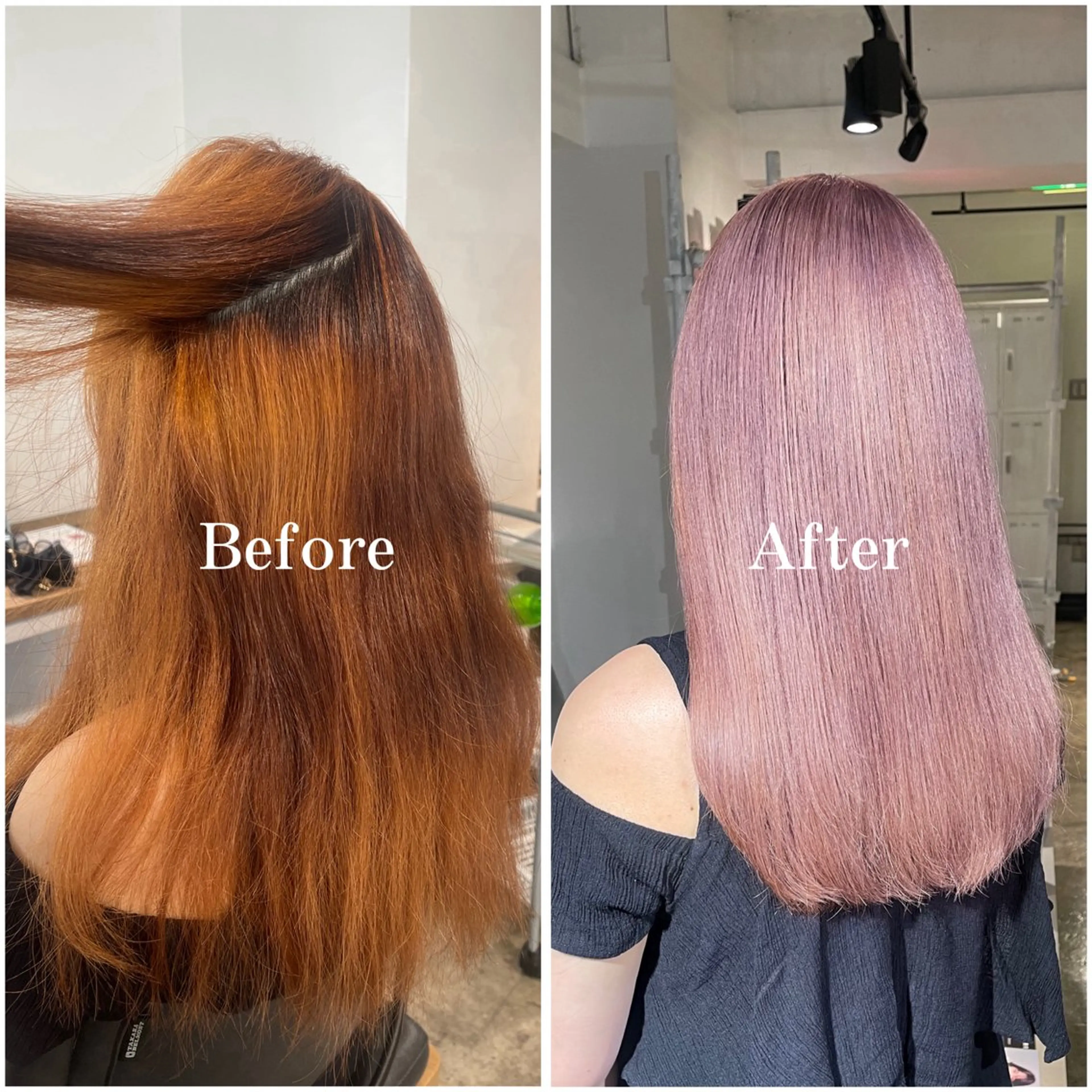 ロング カラー ブリーチ デザインカラー ハイトーンカラー ヘアカラー ムラ修正/ ハイトーン💖Riaのヘアスタイル