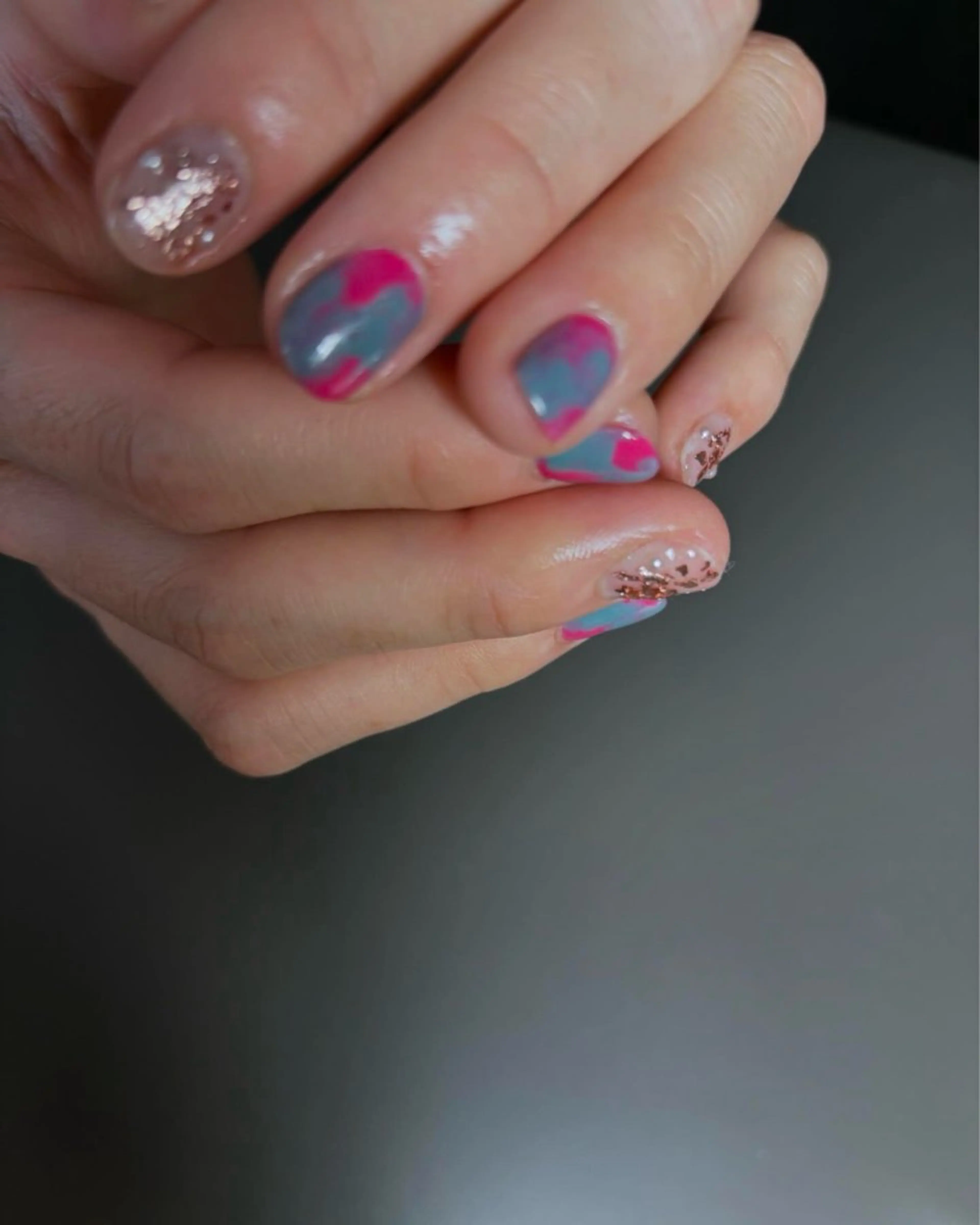 ネイル アートネイル オーロラネイル フットネイル ジェルネイル グラデーション ハンドネイル fil nailのネイルデザイン
