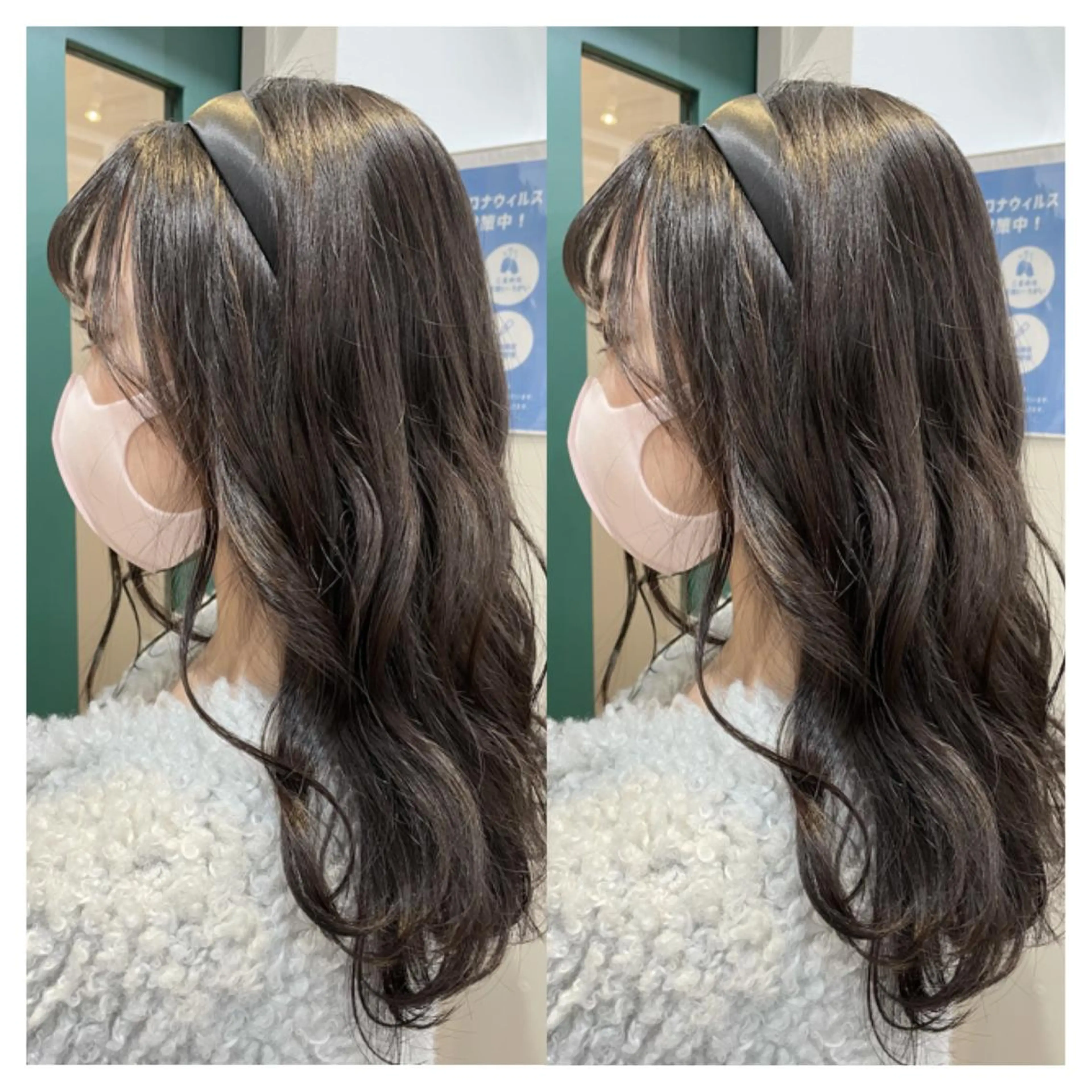 ロング カラー カット ヘアカラー トリートメント 村山 茉衣のヘアスタイル