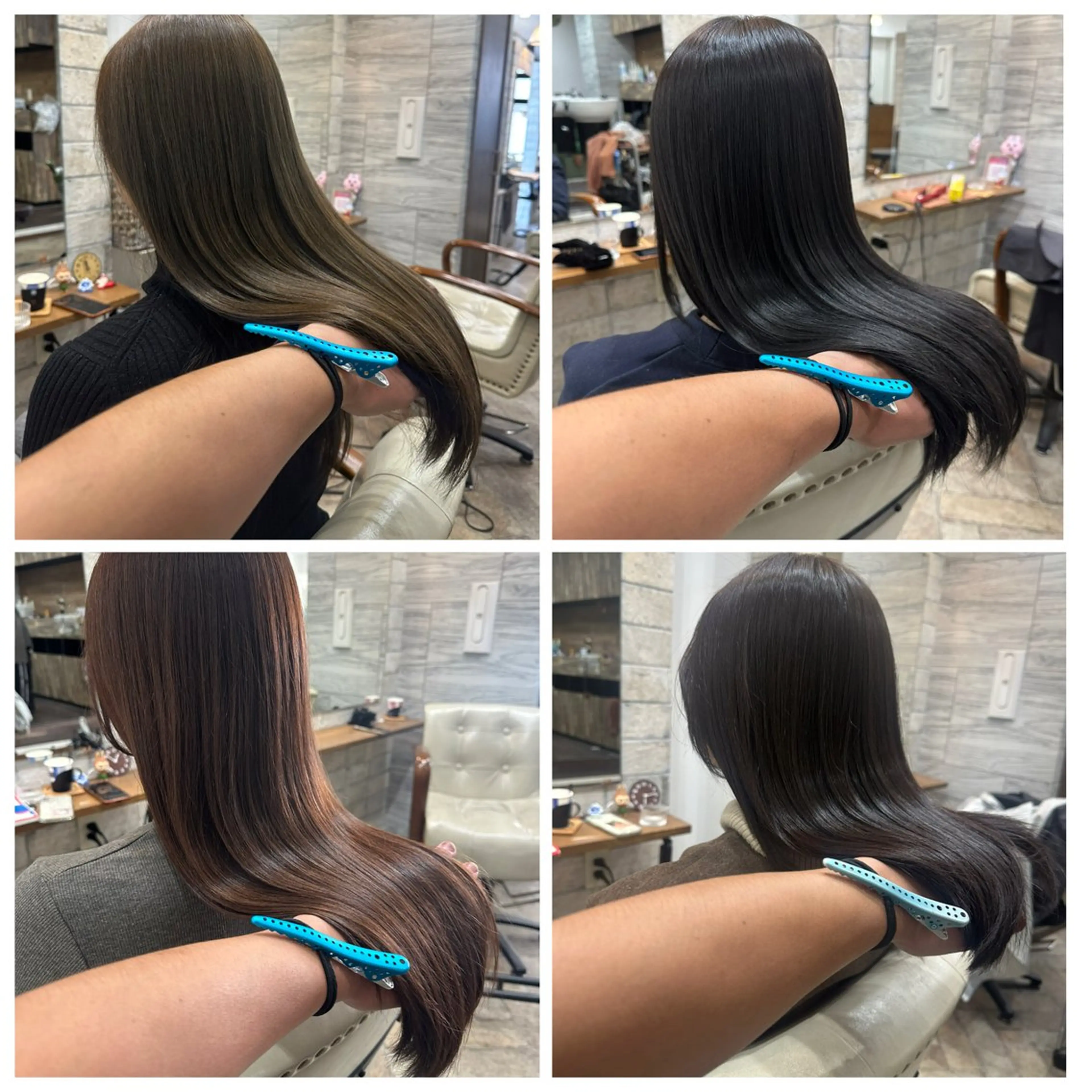 ミディアム 髪質改善 トリートメント ヘアカラー トリートメント 髪質改善&ブリーチ 伊勢 祐一郎のヘアスタイル