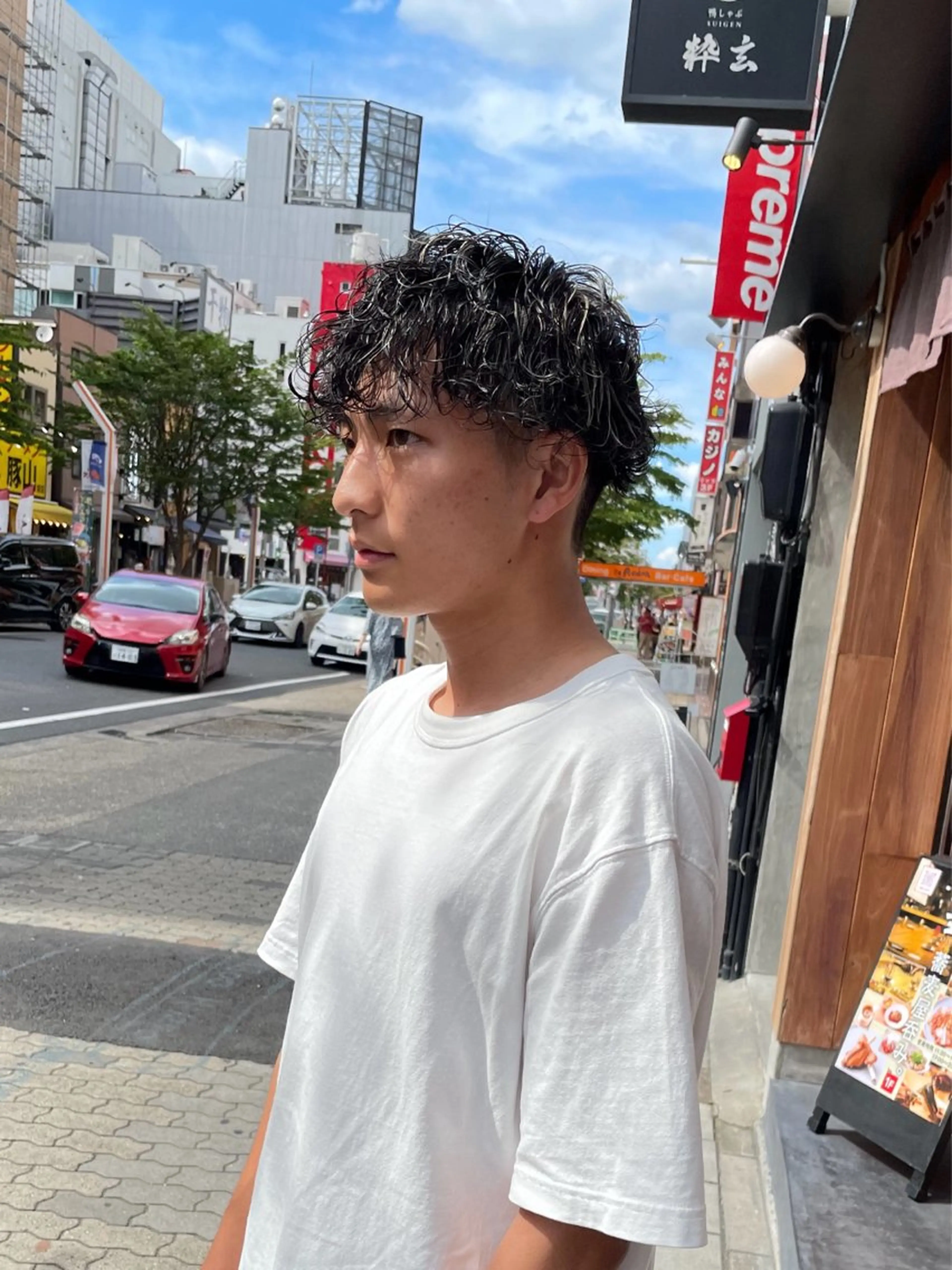 ショート メンズ 髪質改善ストレート KENTOのヘアスタイル