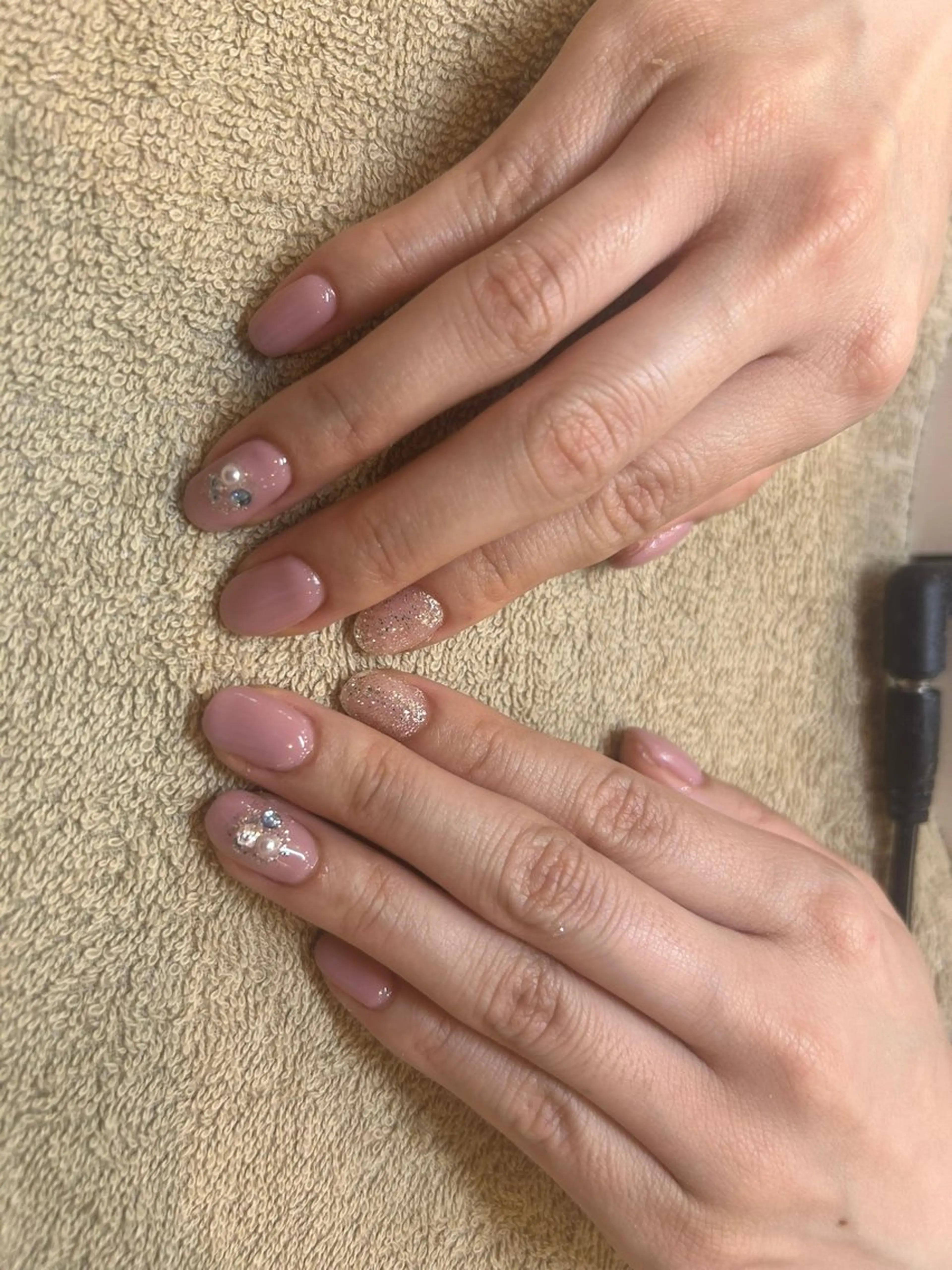 ネイル シンプルネイル Crea la Luce久留米小森野店所属・nail annaのネイルデザイン