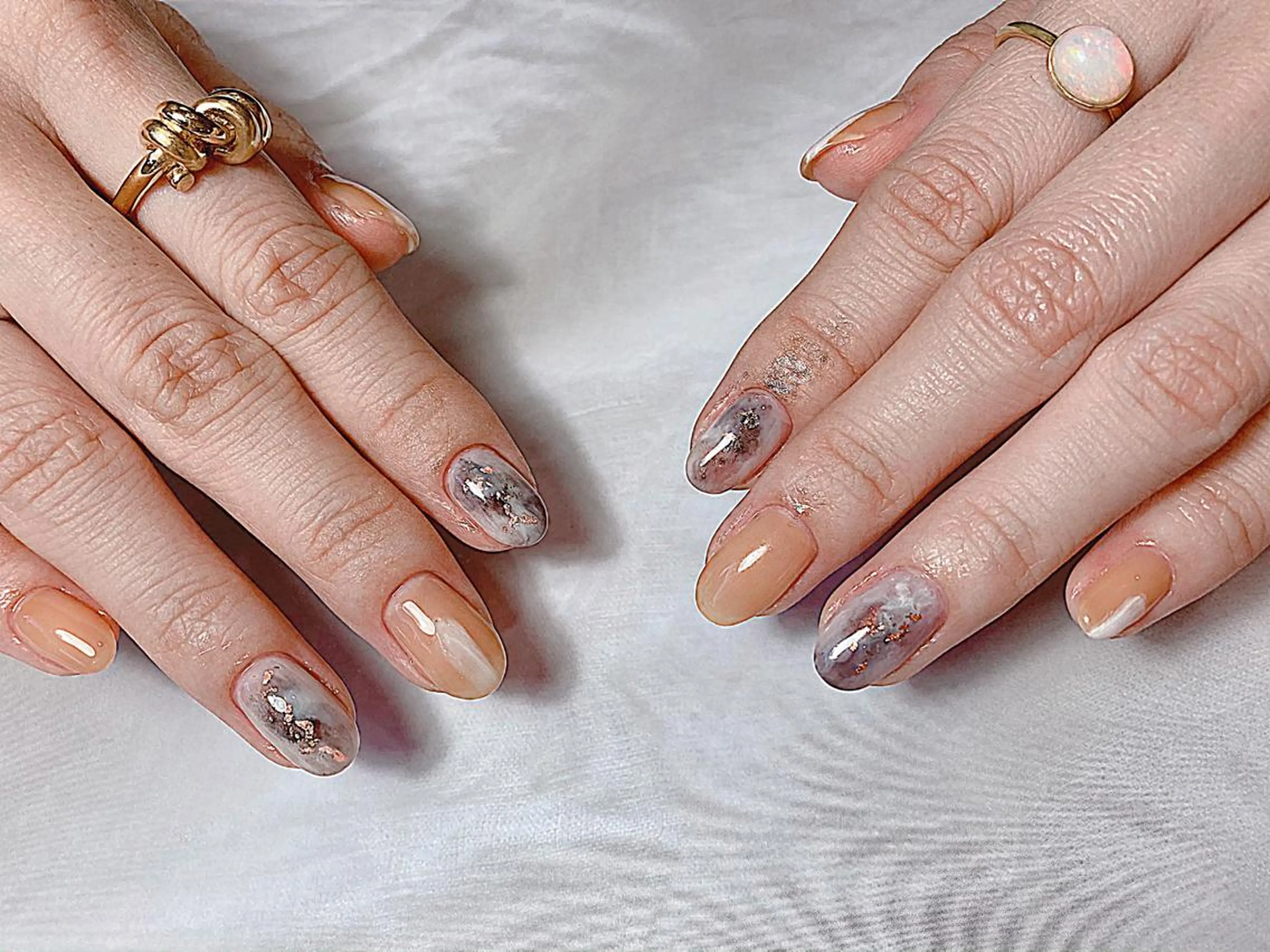 ショート カラー キッズ ネイル マツエク・マツパ ハンドネイル illum hicariのネイルデザイン