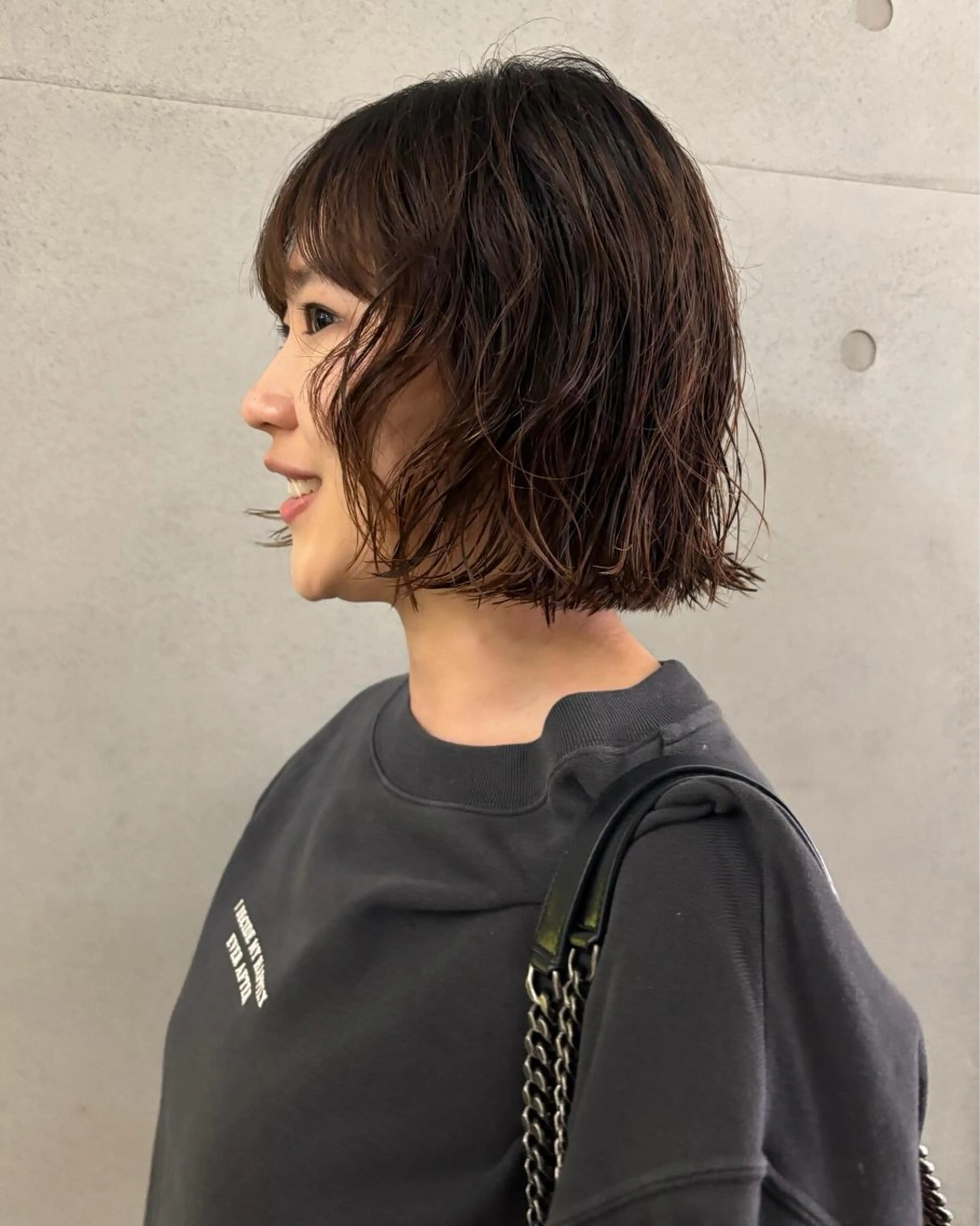 ショート カット パーマ トリートメント KOCHAB 中村穂風のヘアスタイル