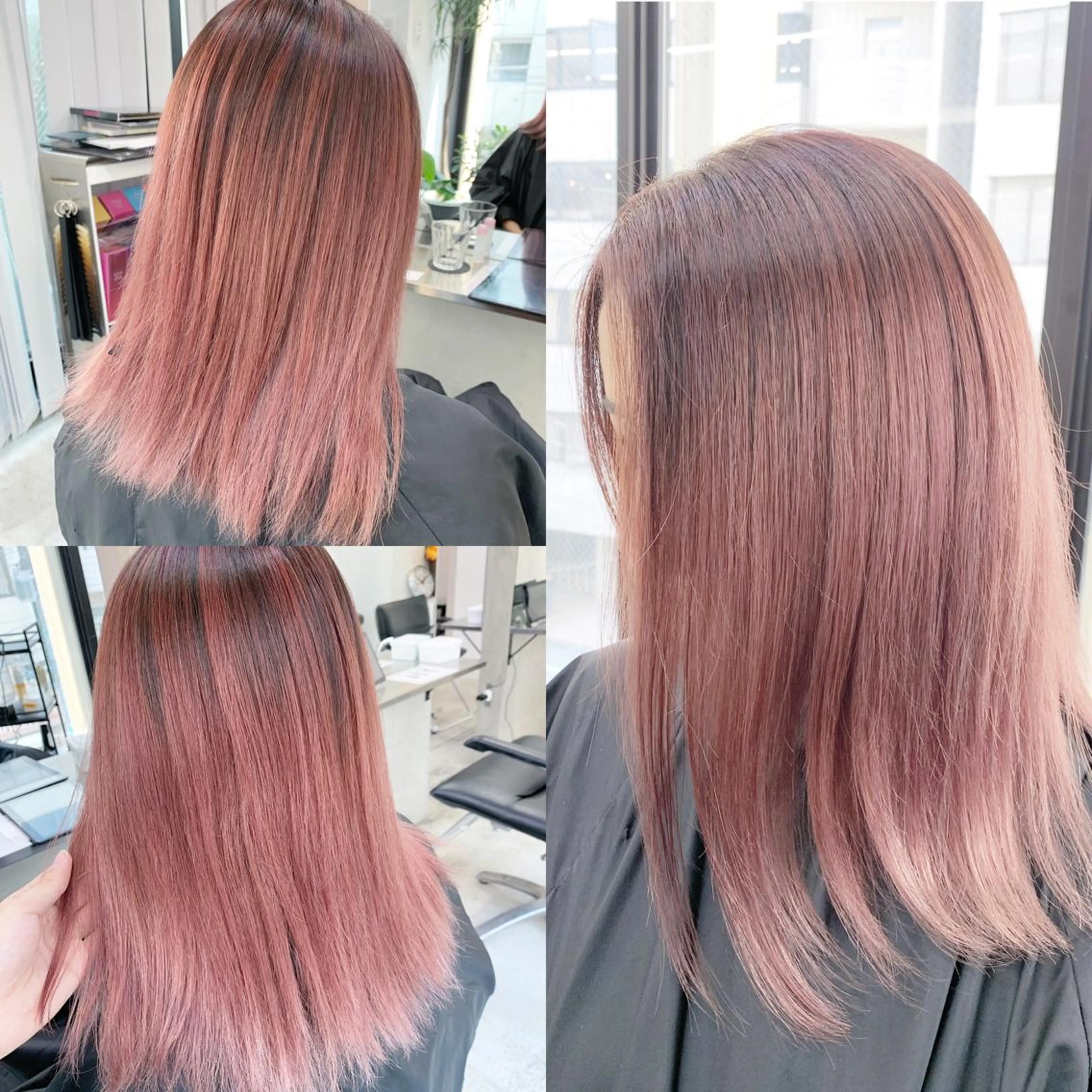 ショート カラー ベージュカラー ブリーチ ピンクカラー ピンクベージュ ホワイトピンク ✨カラー指名 No.1✨keitaのヘアスタイル